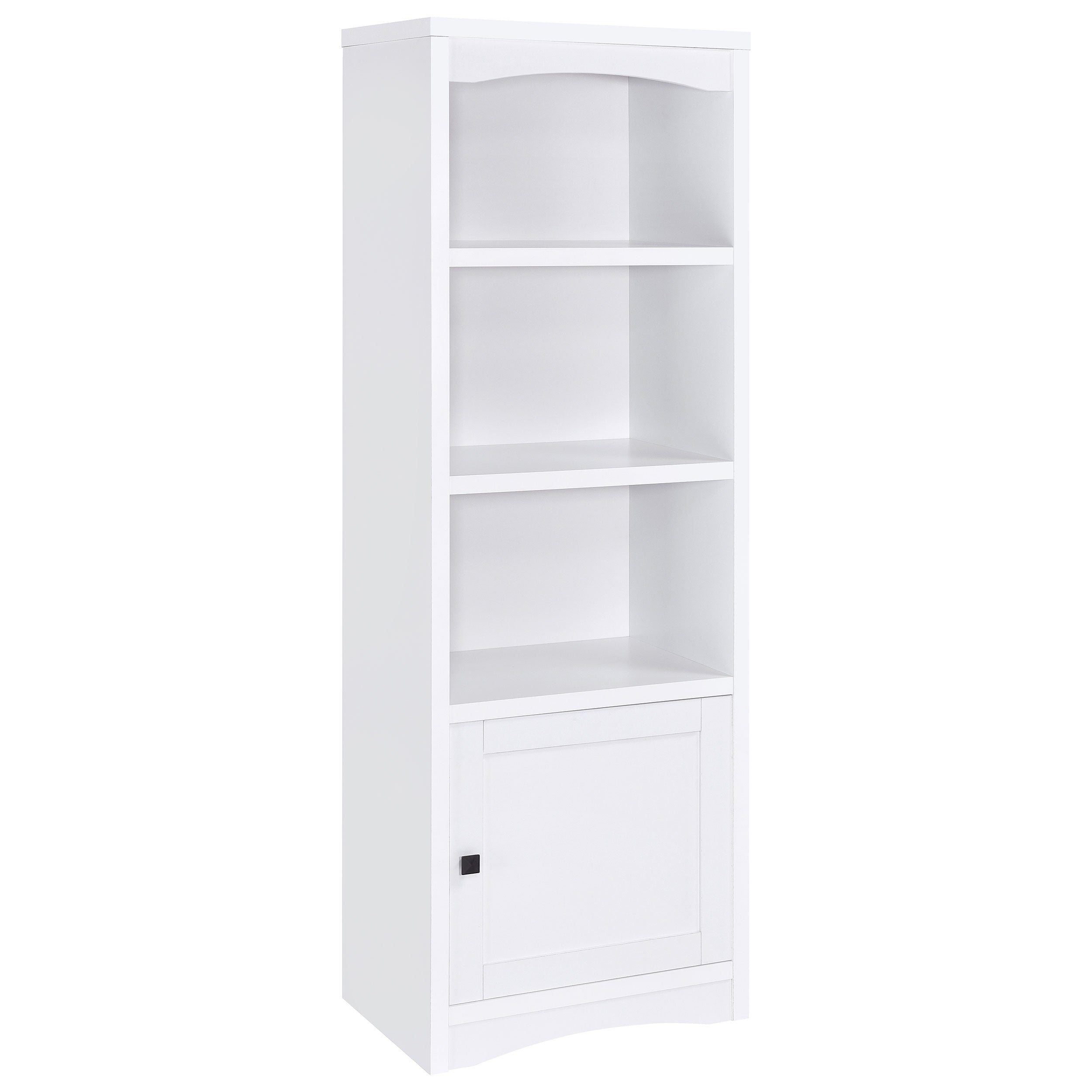 Dar Furniture - Coaster - Laughlin 4-shelf Engineered Wood Media Tower White - 724114