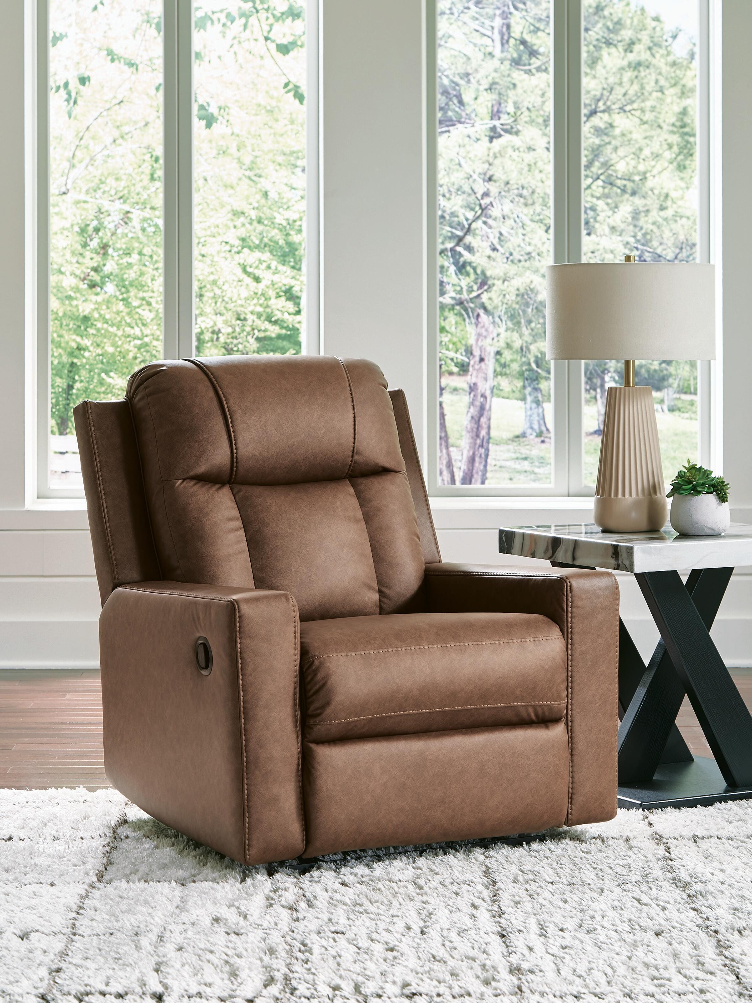 Dar Furniture - Ashley Furniture - Mackmenville Recliner - Zero Wall Recliner / Caramel - 7471429