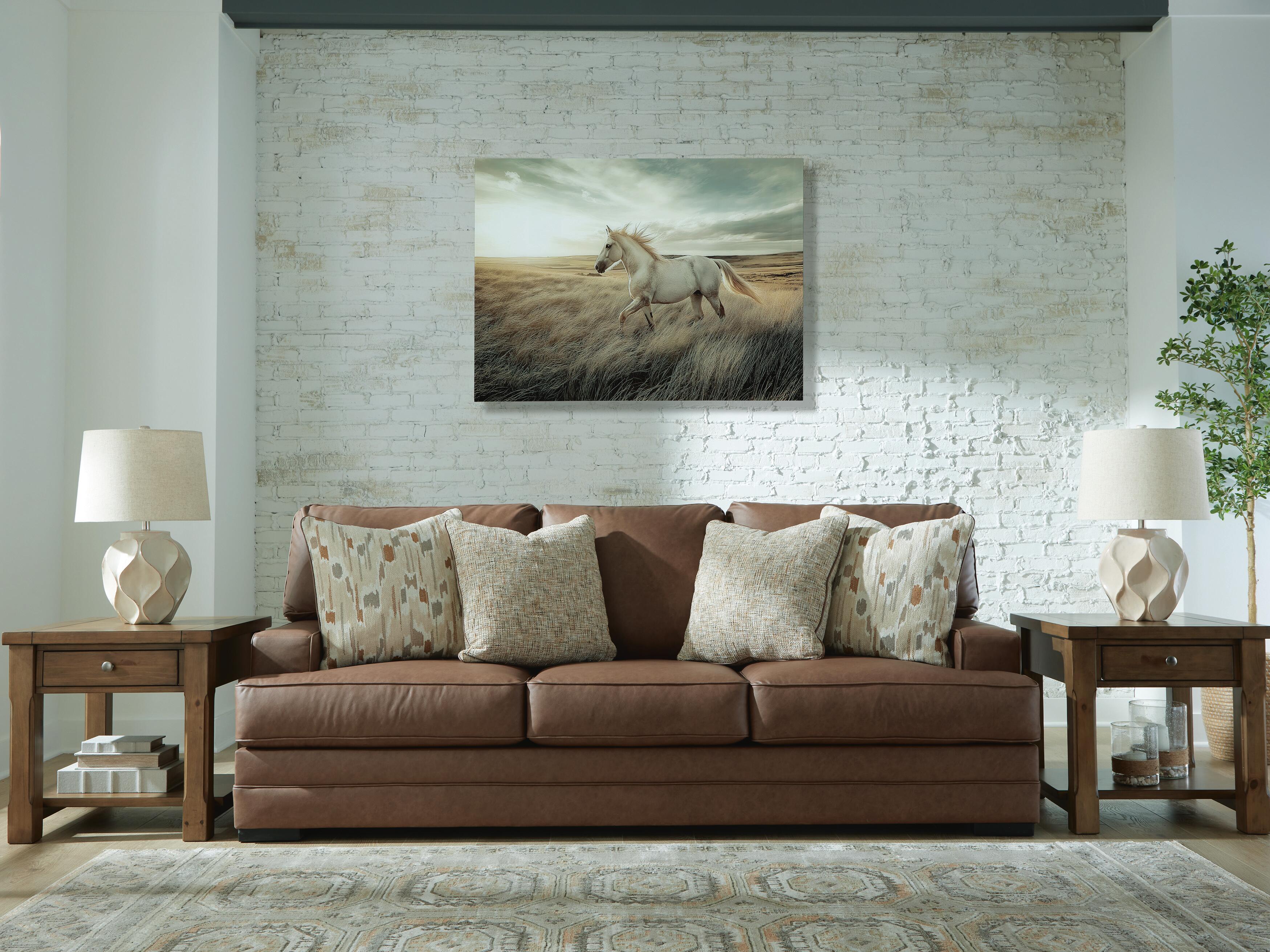 Dar Furniture - Ashley Furniture - VillaCourt Sofa - Sofa / Caramel - 7490938