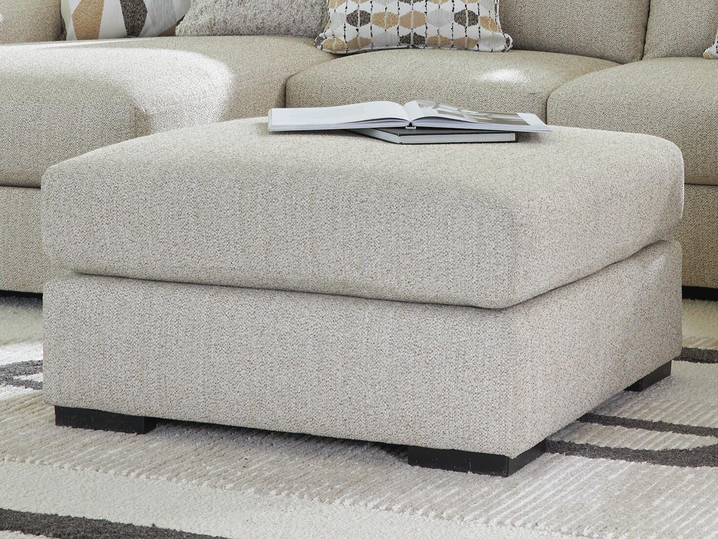 Dar Furniture - Ashley Furniture - Laurelgrove Oversized Accent Ottoman - Oversized Accent Ottoman / Pebble - 7510508