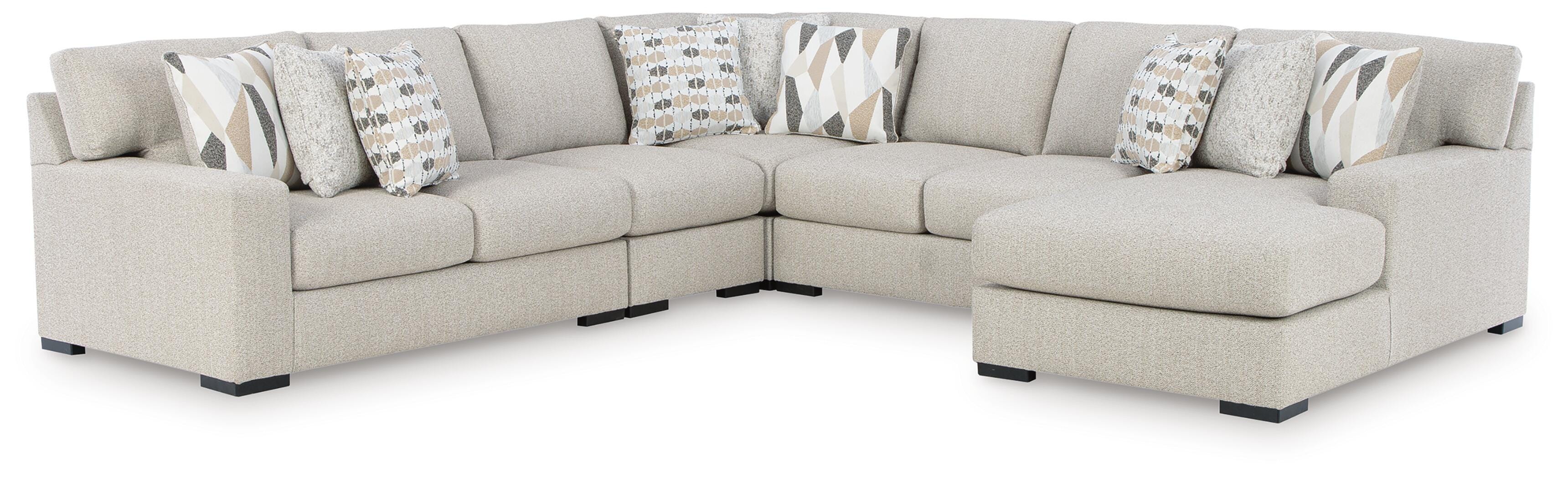 Laurelgrove 5-Piece Sectional with Chaise