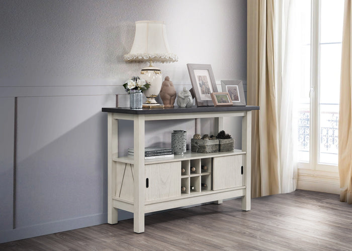 Crown Mark Maribelle Server In Chalk/Grey