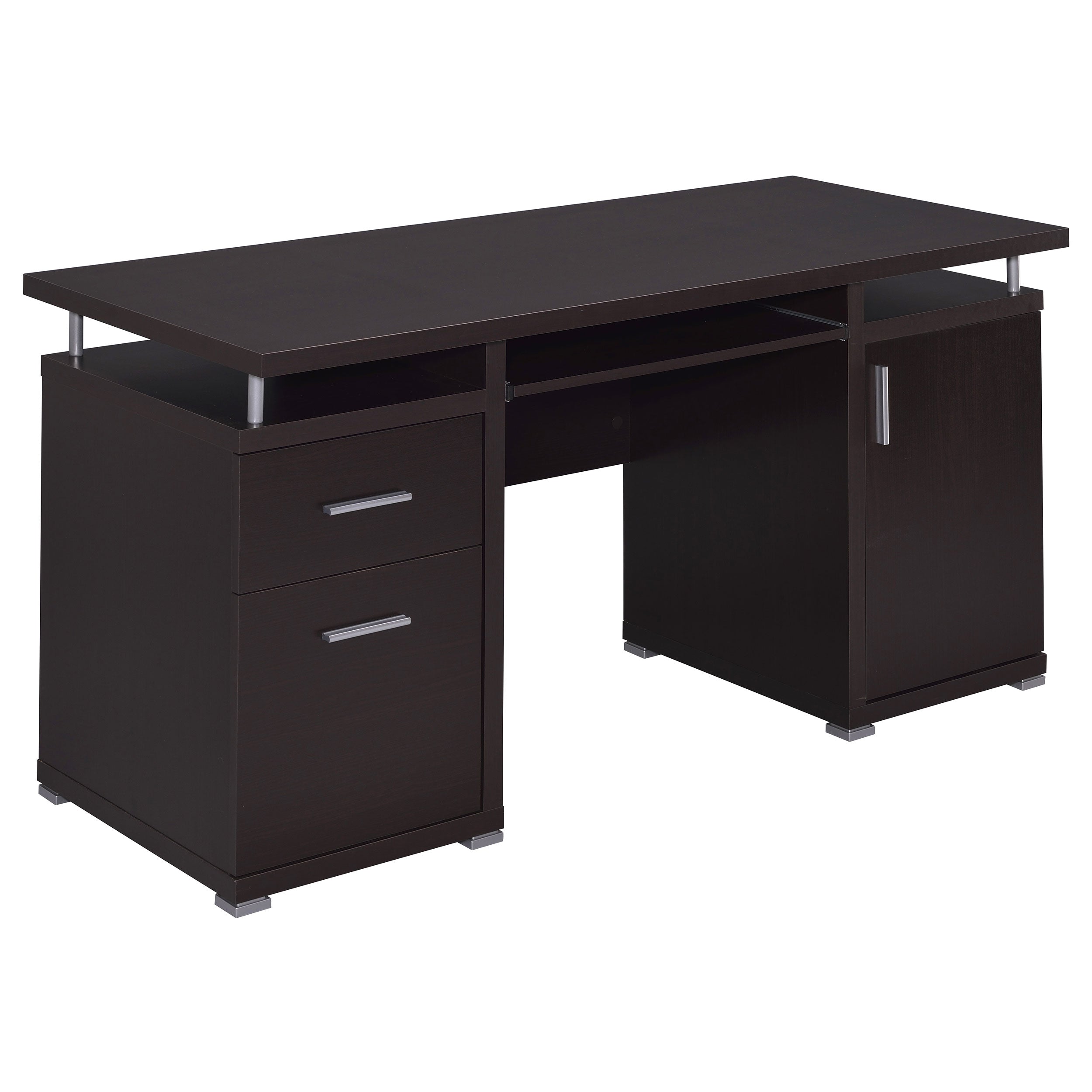 Dar Furniture - Coaster - Tracy 55-inch 2-drawer Office Computer Desk Cappuccino - 800107