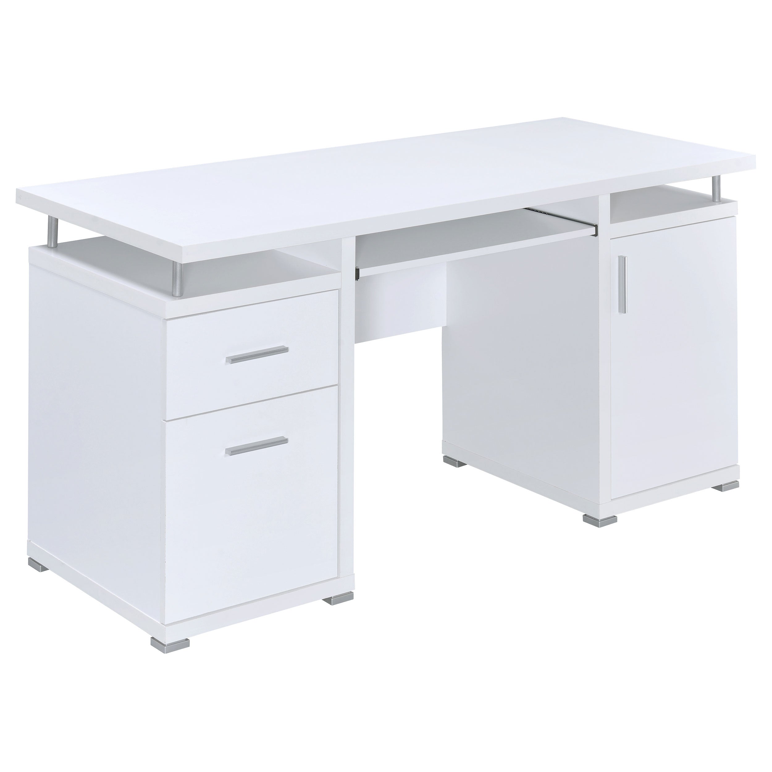 Dar Furniture - Coaster - Tracy 55-inch 2-drawer Office Computer Desk White - 800108