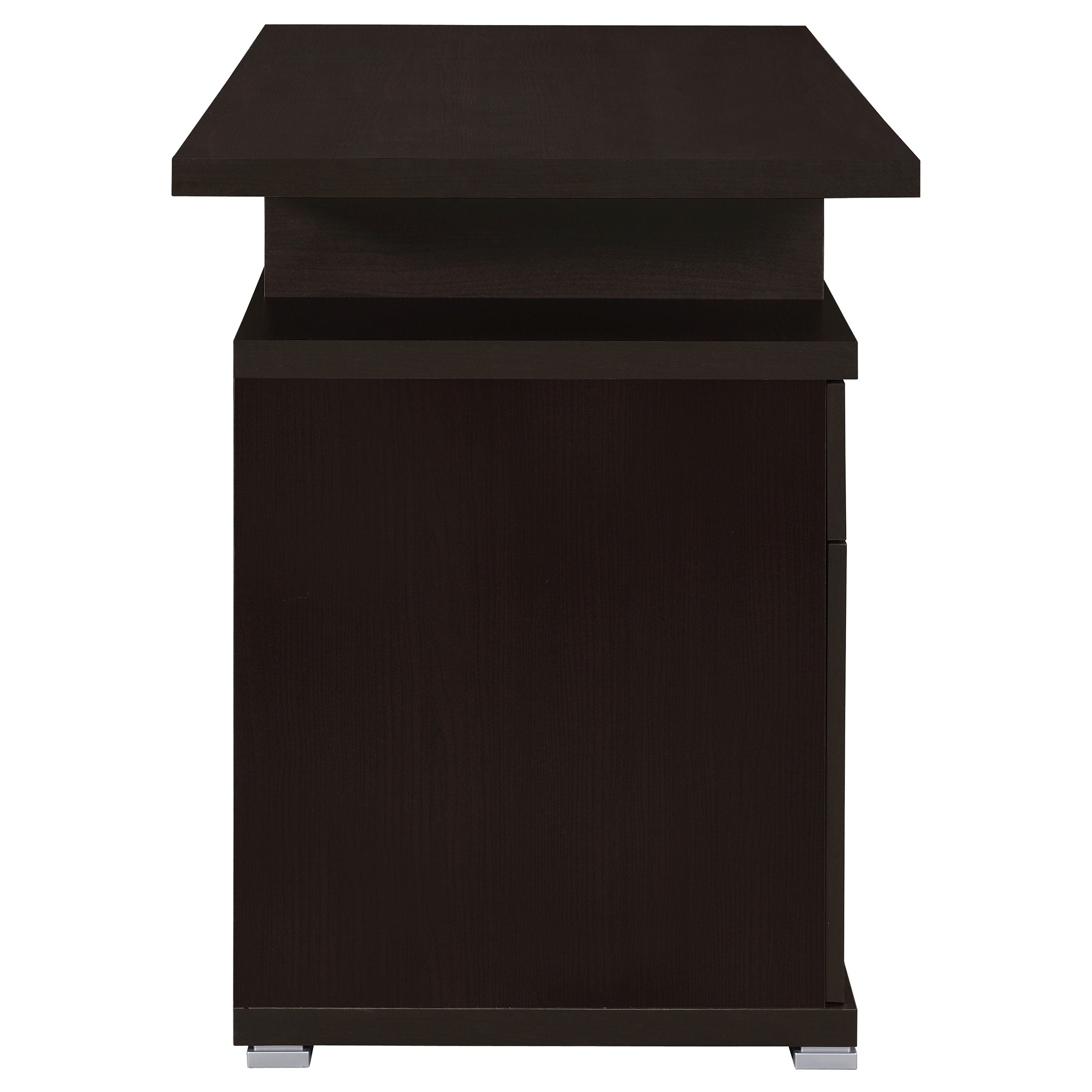 Irving 47-inch 2-drawer Office Computer Desk Cappuccino