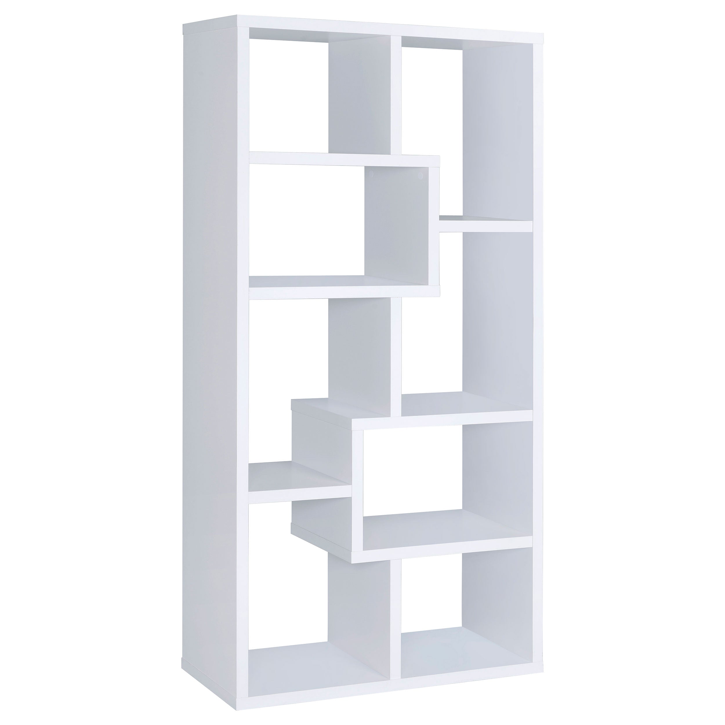 Dar Furniture - Coaster - Theo 71-inch 6-shelf Bookshelf White - 800136