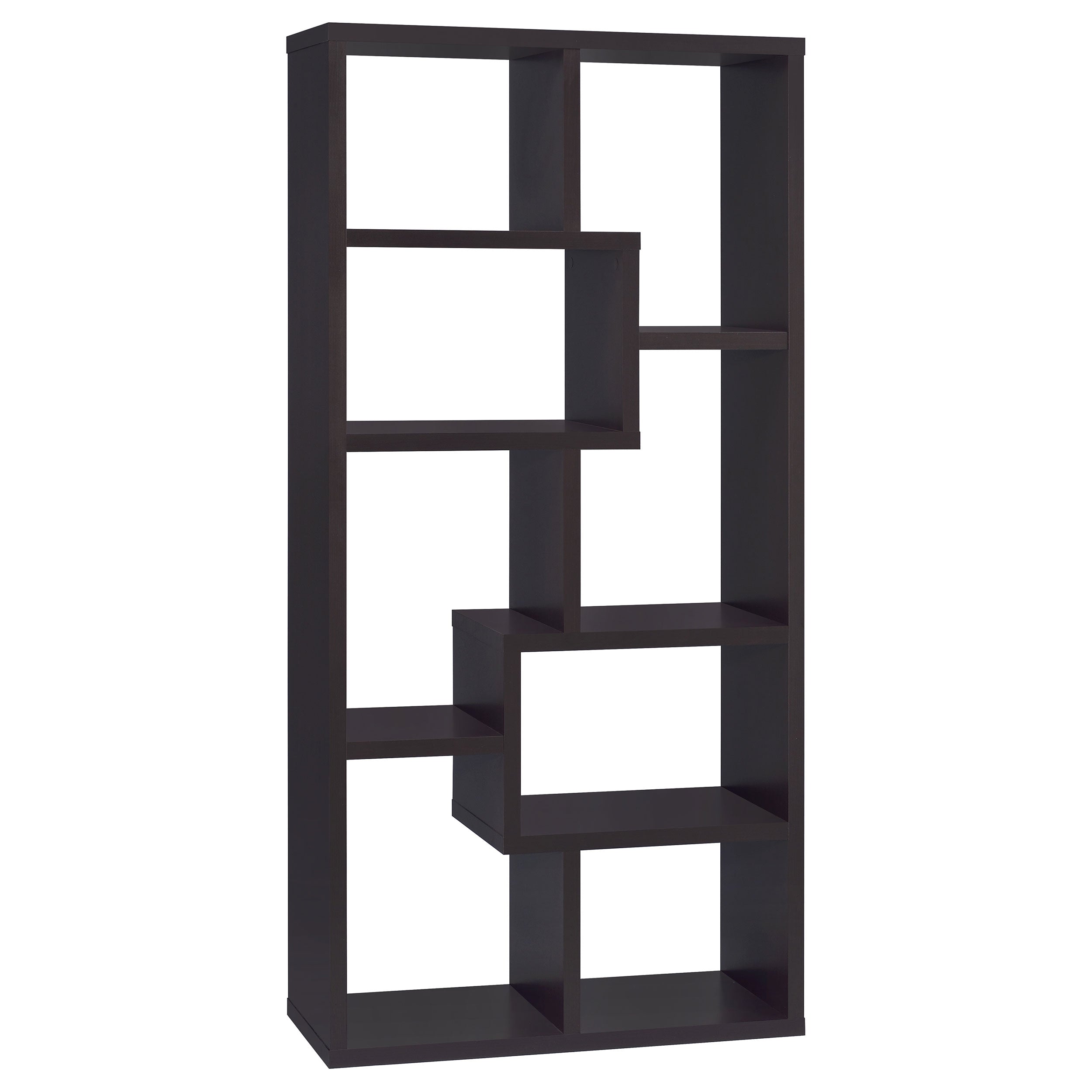 Dar Furniture - Coaster - Theo 71-inch 6-shelf Bookshelf Cappuccino - 800264