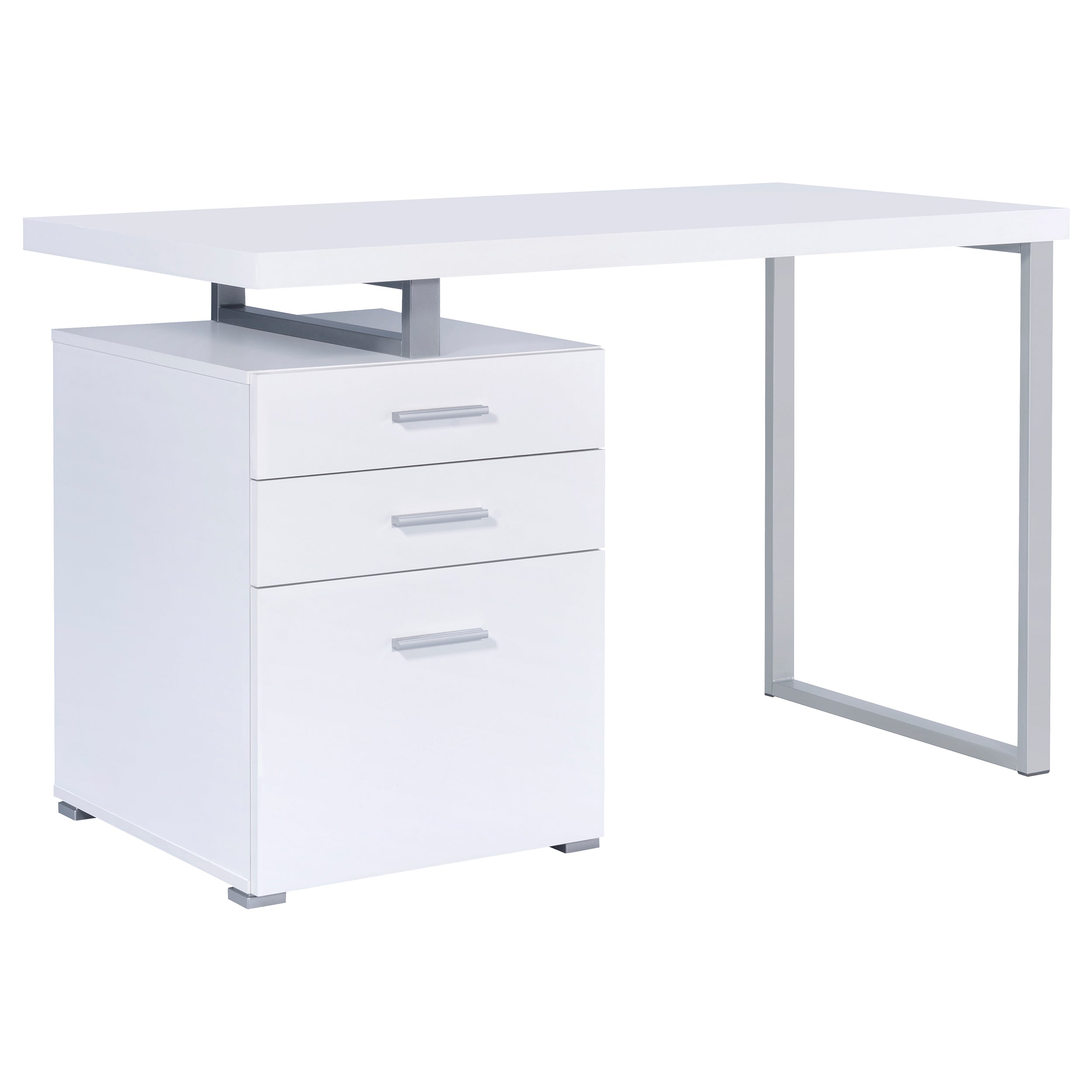Dar Furniture - Coaster - Brennan 47-inch 3-drawer Office Computer Desk White - 800325