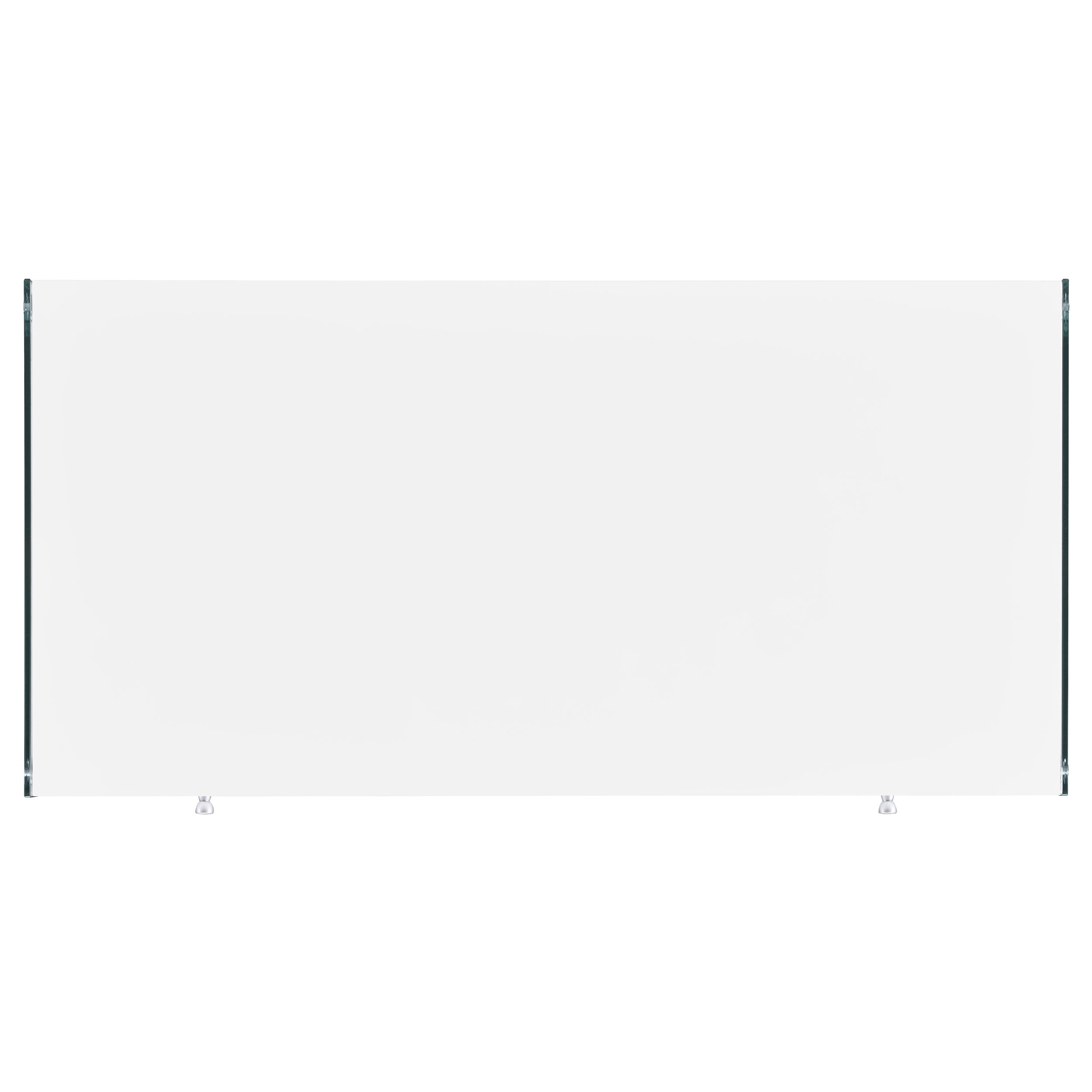 Dobrev 48-inch 2-drawer Writing Desk White High Gloss