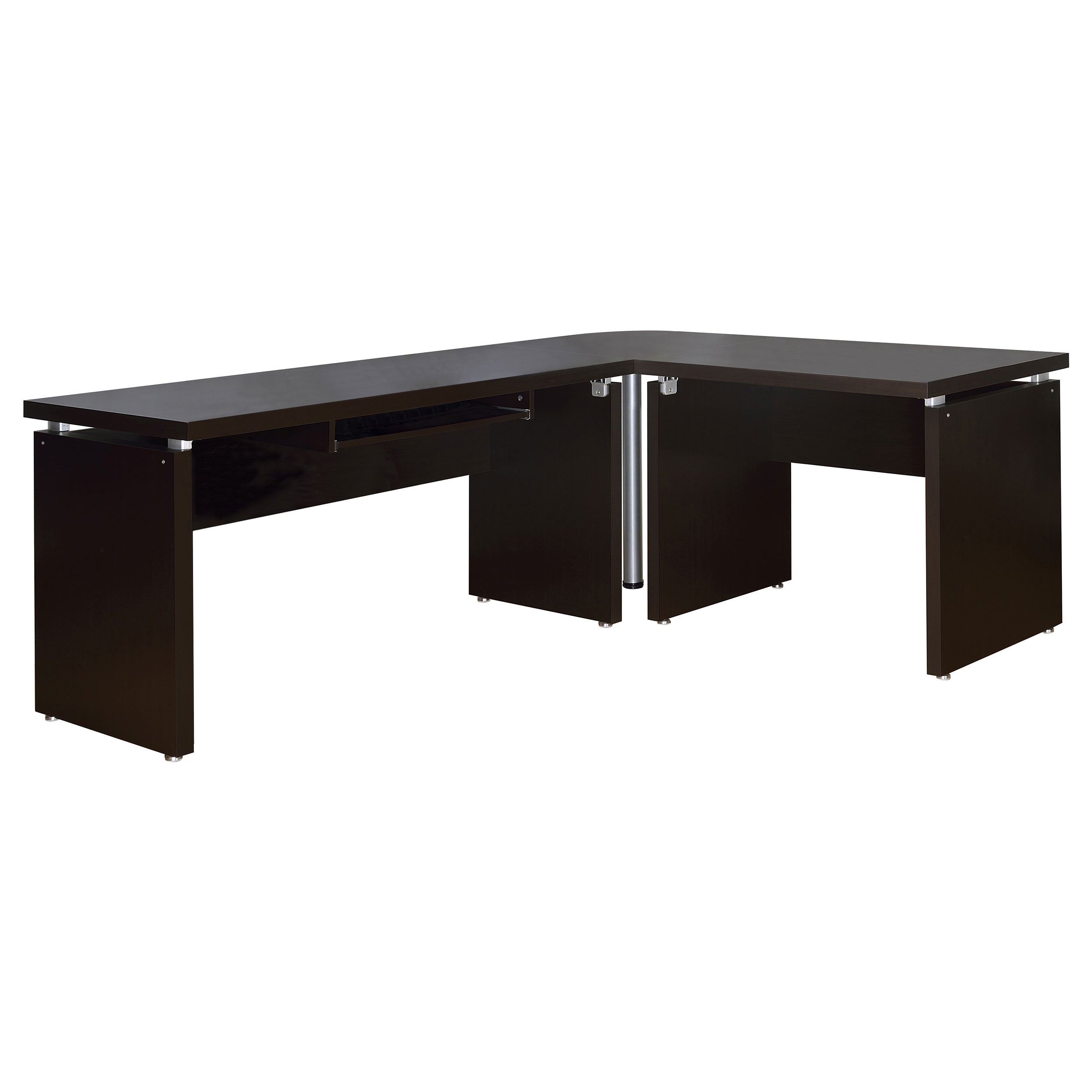 Dar Furniture - Coaster - Skylar 83-inch L-Shaped Office Computer Desk Cappuccino - 800891L