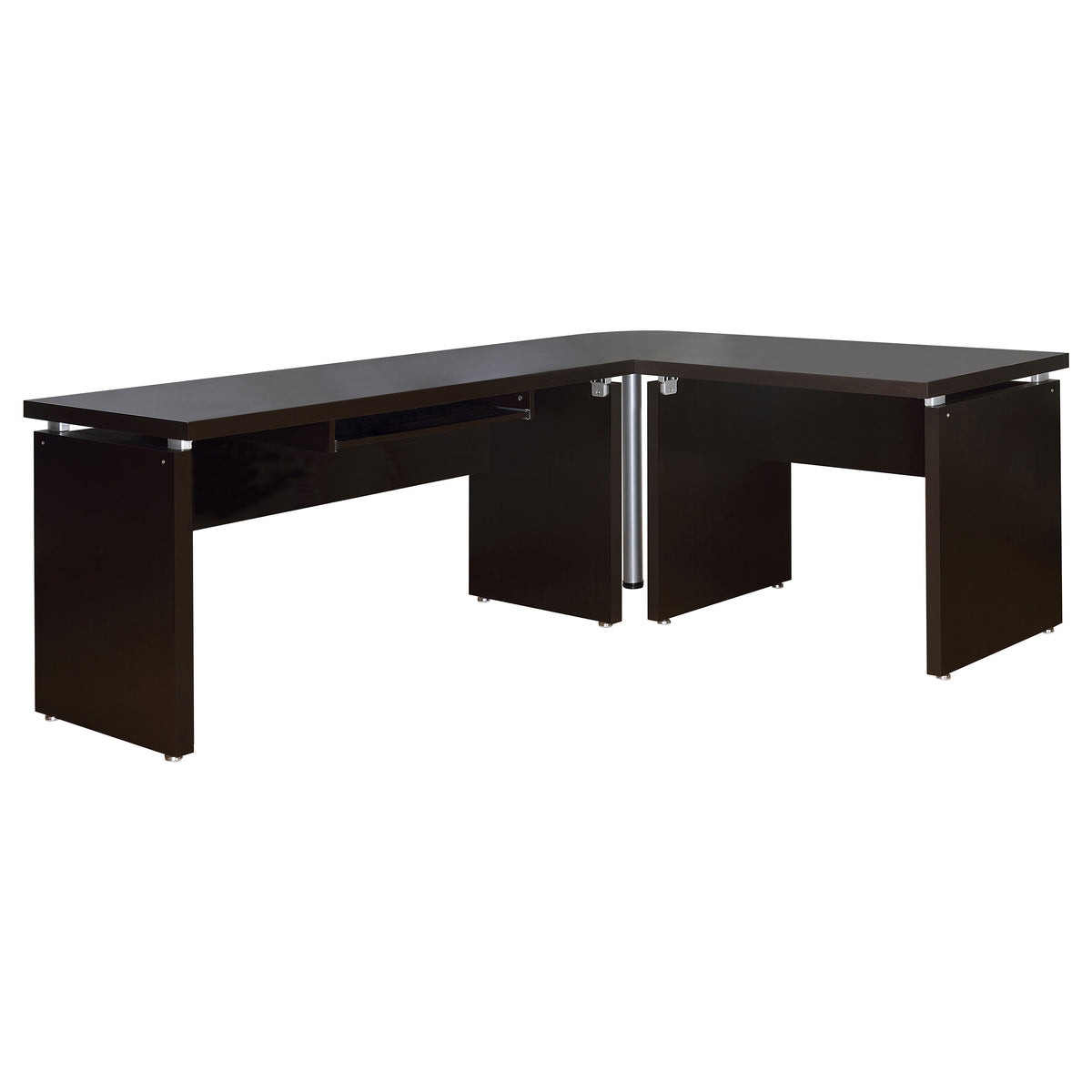 Dar Furniture - Coaster - Skylar 83-inch L-Shaped Office Computer Desk Cappuccino - 800891L