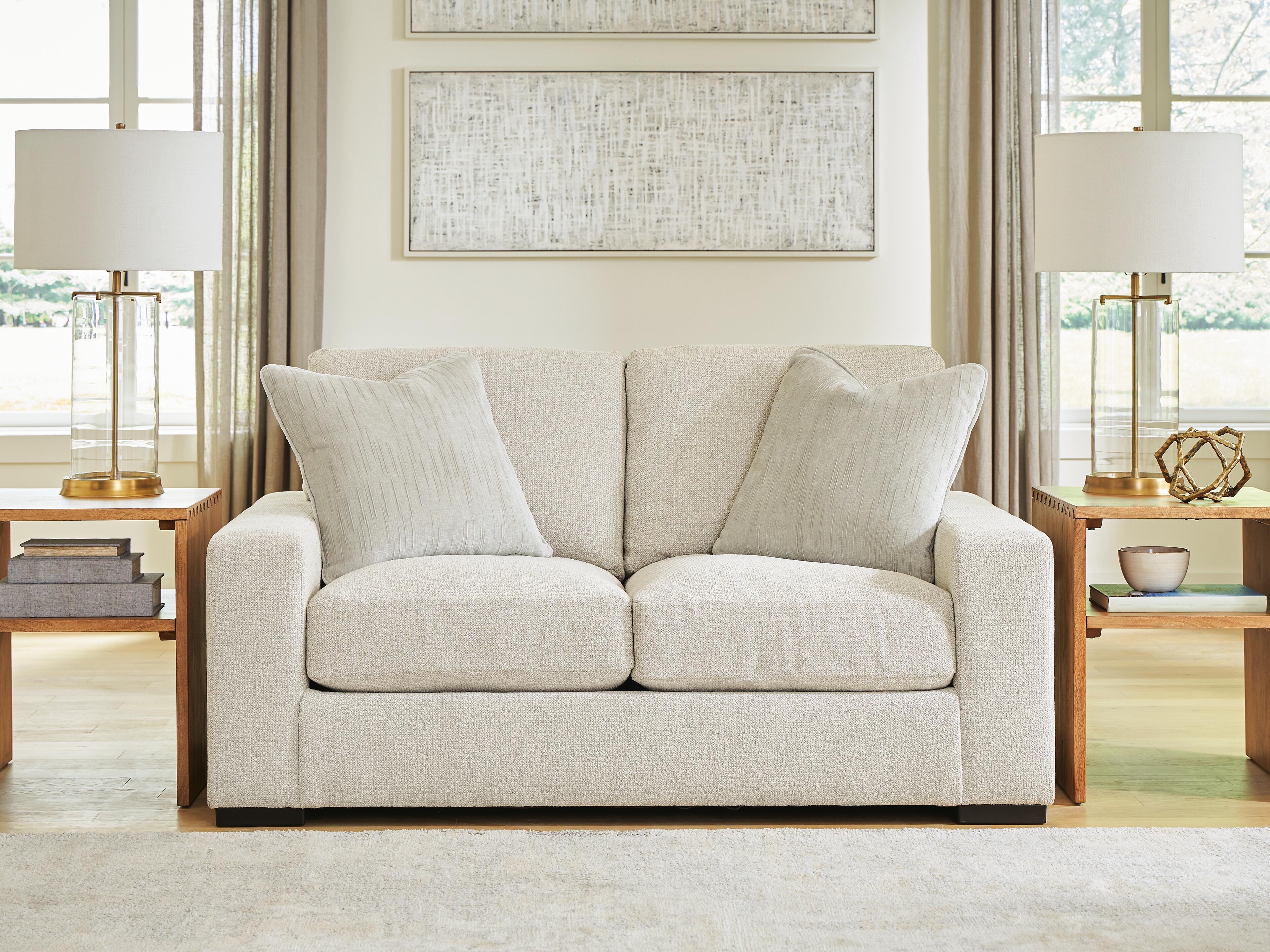 Dar Furniture - Ashley Furniture - Conlee-Pike Loveseat - Loveseat / Linen - PC8131035