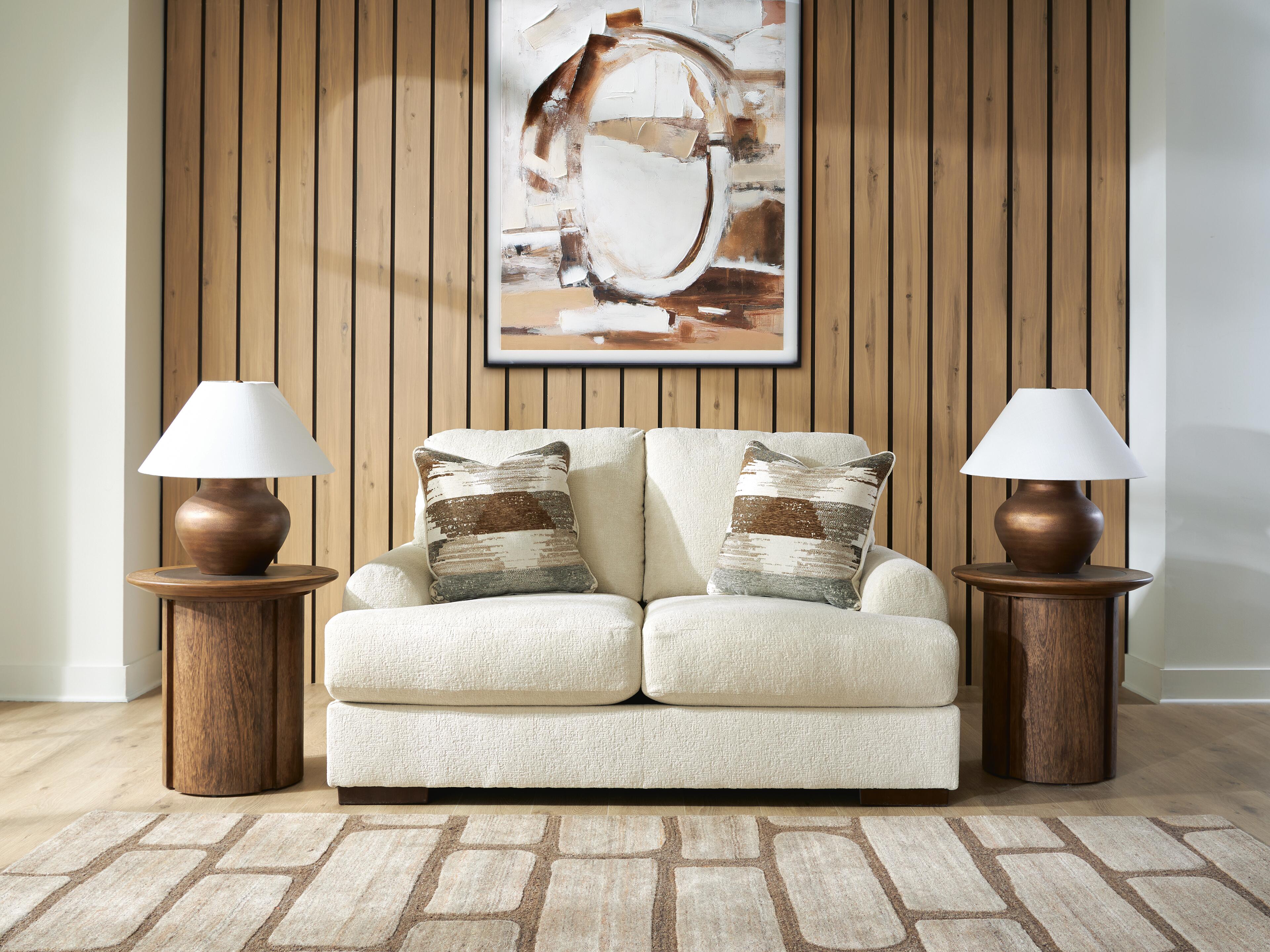 Dar Furniture - Ashley Furniture - Jayne Park Loveseat - Loveseat / Sand - PC8150635