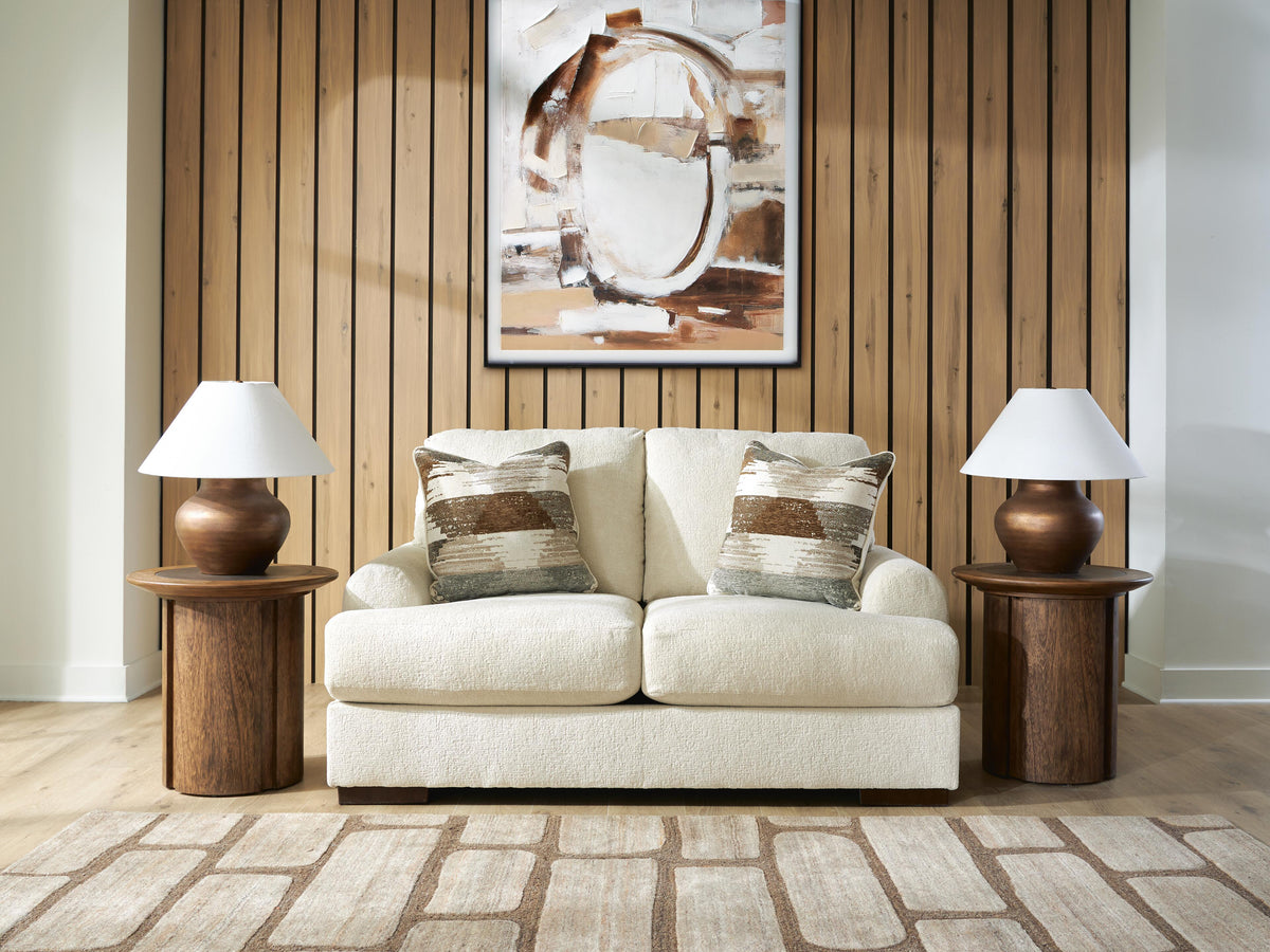 Dar Furniture - Ashley Furniture - Jayne Park Loveseat - Loveseat / Sand - PC8150635