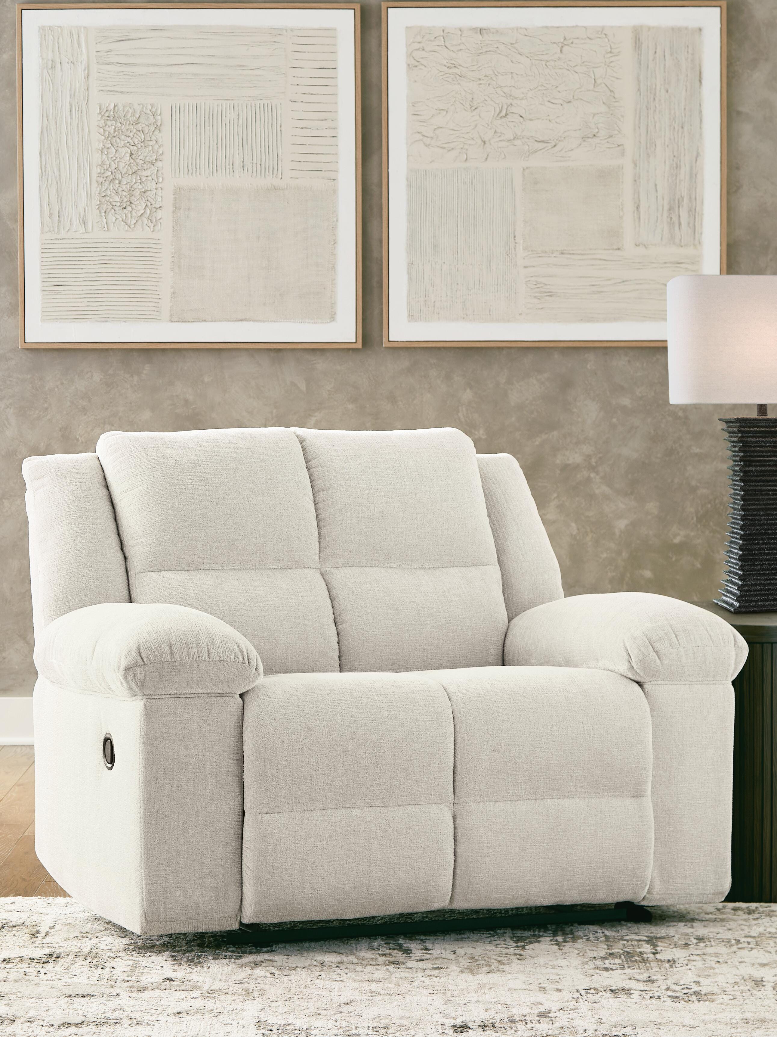 Dar Furniture - Ashley Furniture - Orlen Oversized Recliner - Zero Wall Wide Seat Recliner / Winter - 8160252
