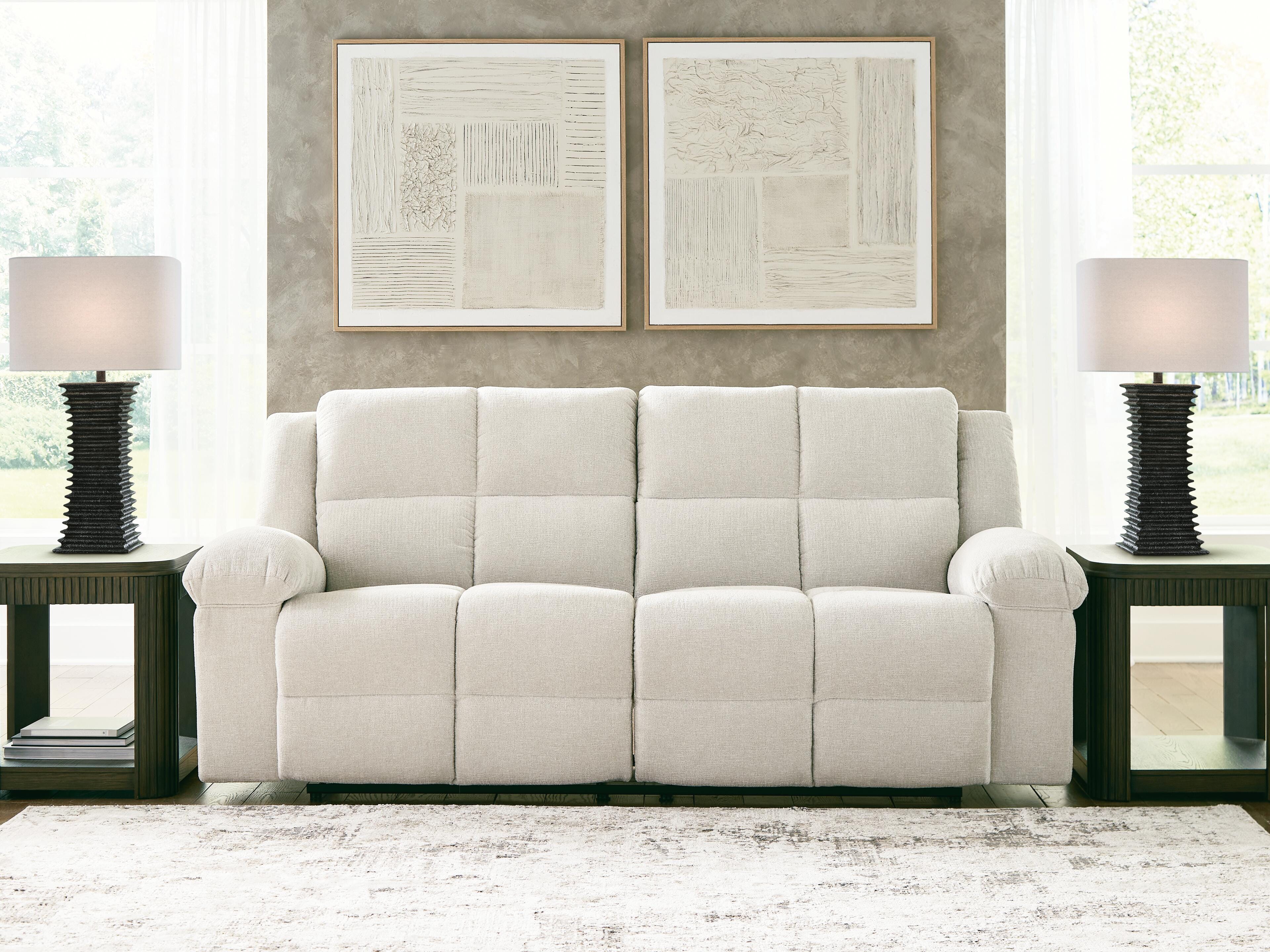 Dar Furniture - Ashley Furniture - Orlen Reclining Sofa - 2 Seat Reclining Sofa / Winter - 8160281
