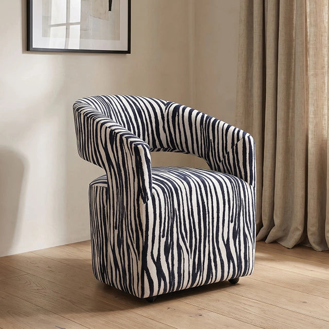 Tresa Dining Arm Chair w/ Casters