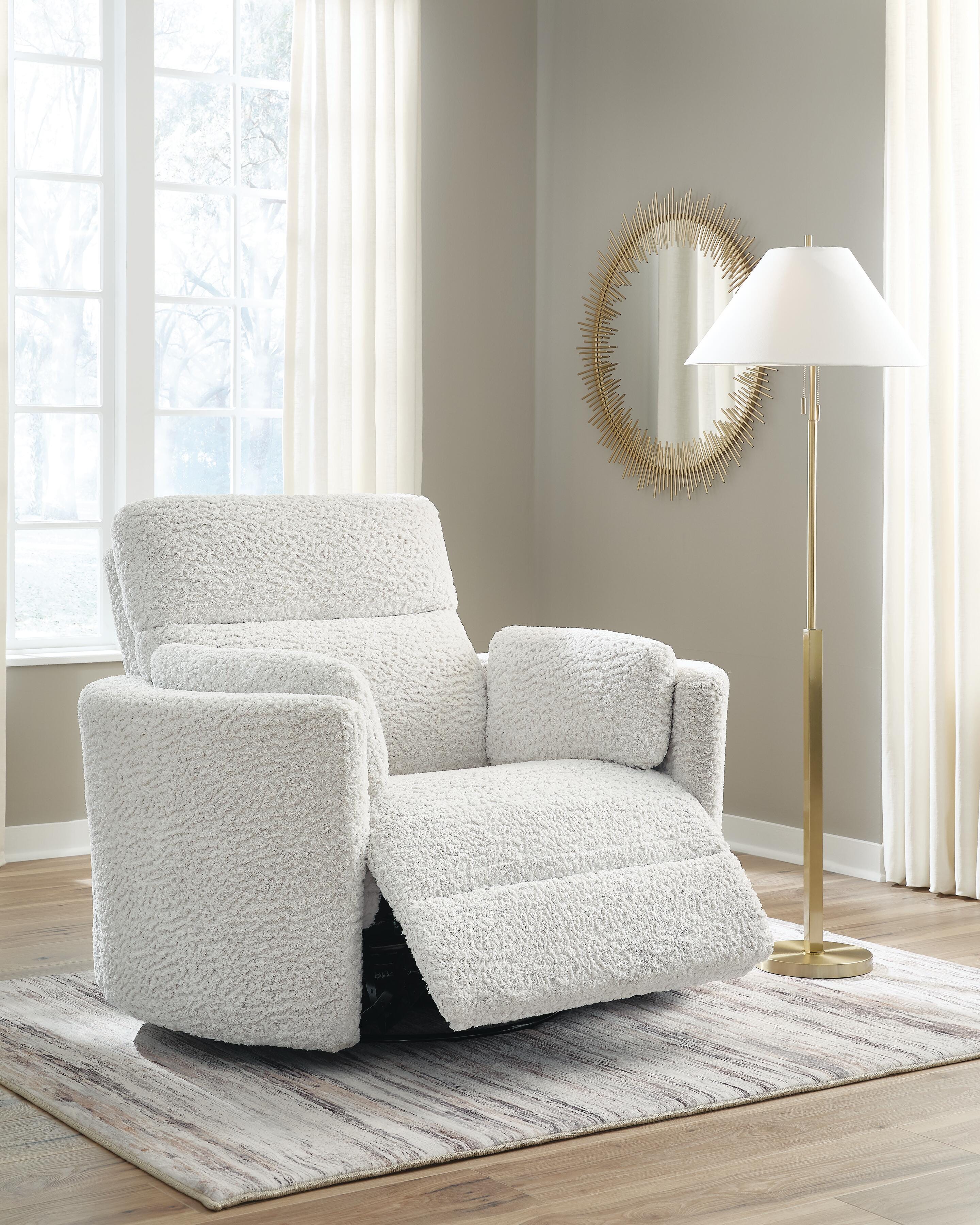 Gosaldo Swivel Power Glider Recliner
