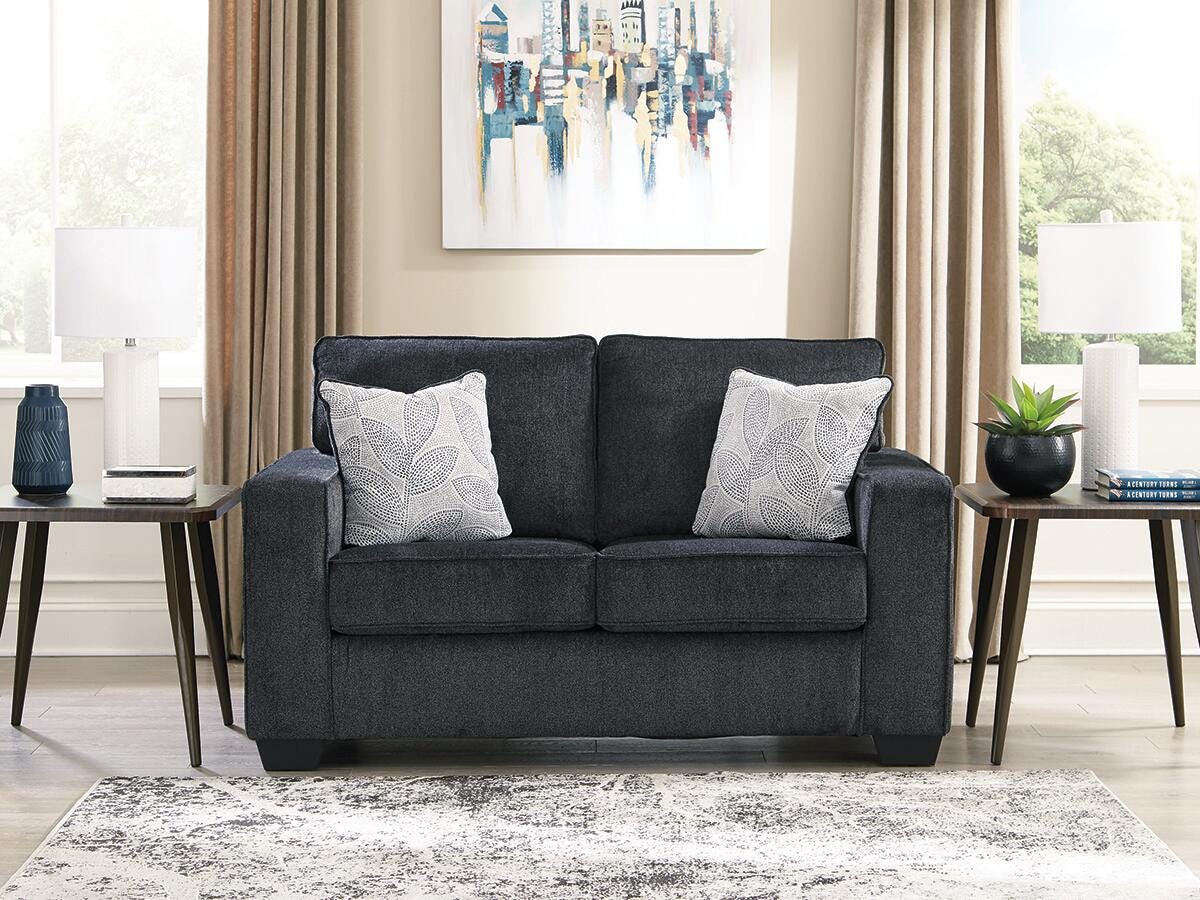 Dar Furniture - Ashley Furniture - Altari Loveseat - Loveseat / Slate - 8721335