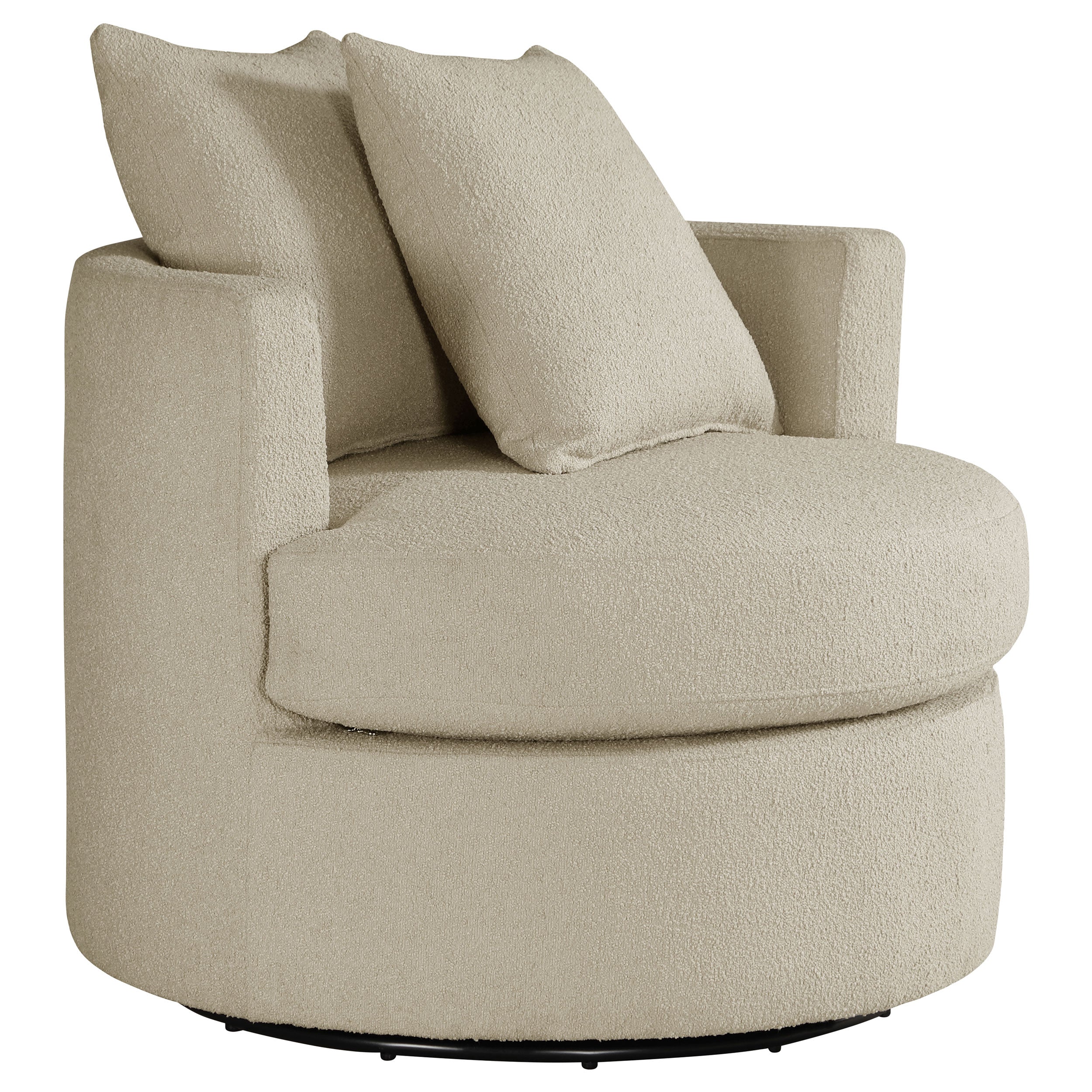 Dar Furniture - Coaster - Debbie Upholstered Swivel Accent Chair Camel - 902274