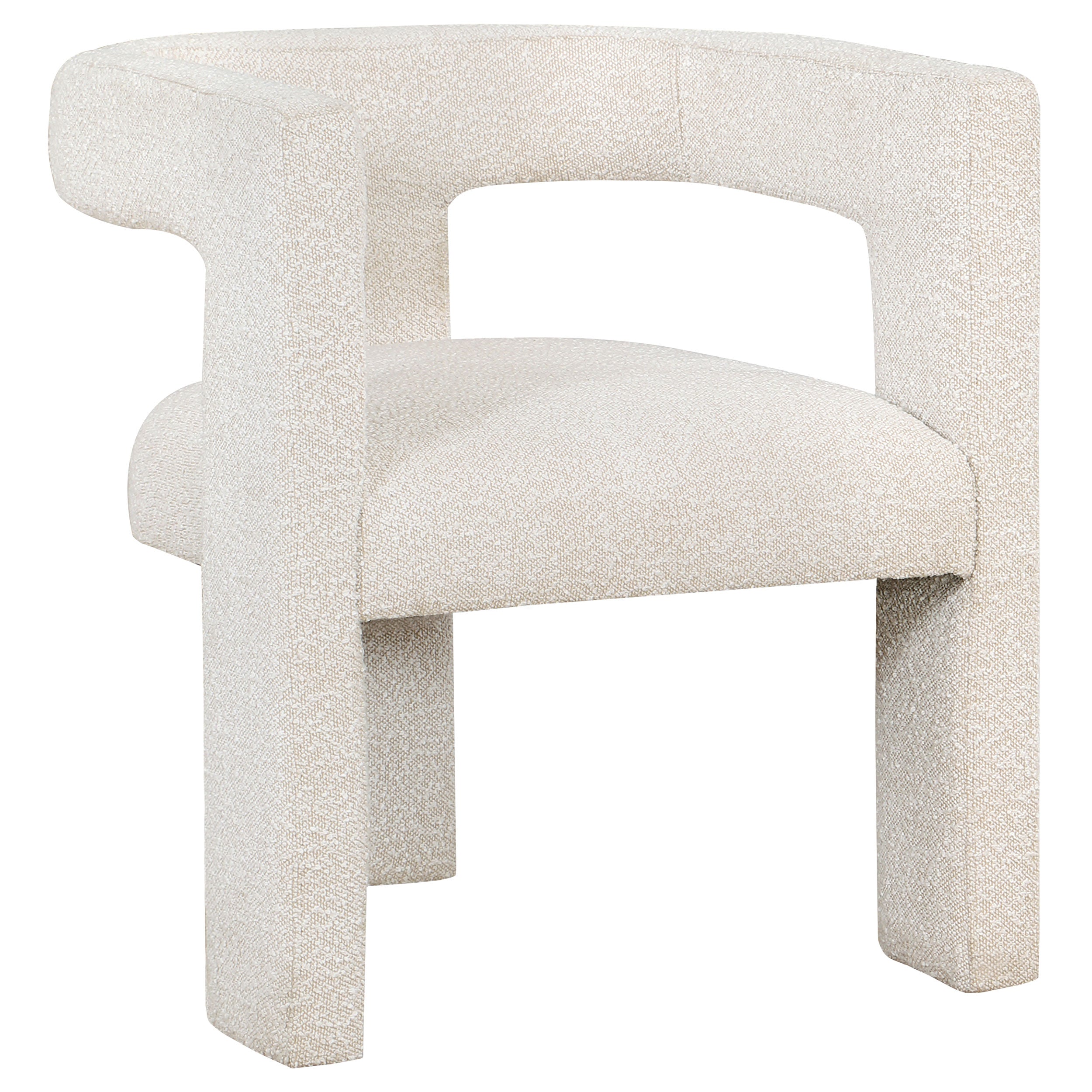 Dar Furniture - Coaster - Petra Boucle Upholstered Accent Side Chair White - 902881