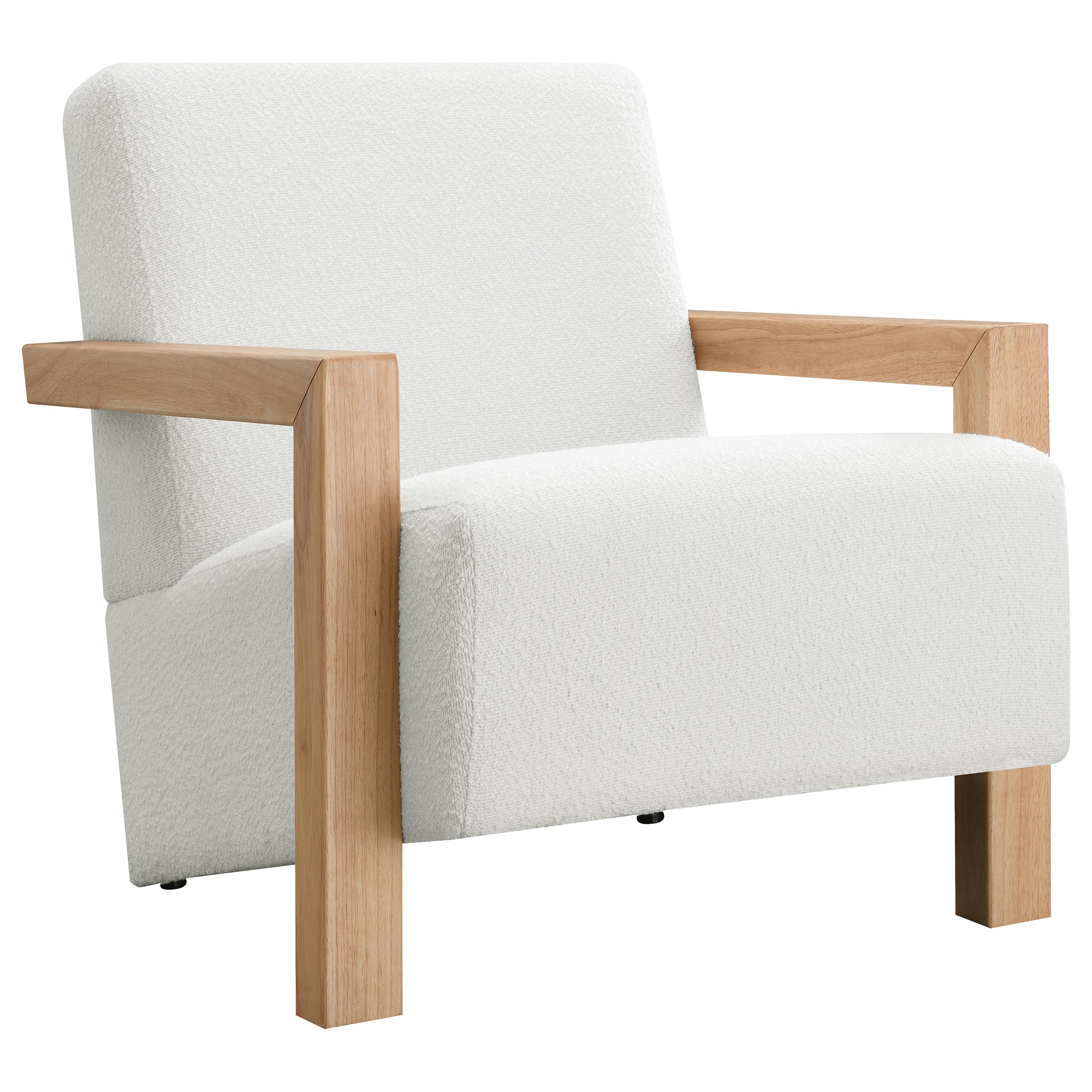 Dar Furniture - Coaster - Fitzroy Boucle Upholstered Accent Arm Chair Ivory - 903094