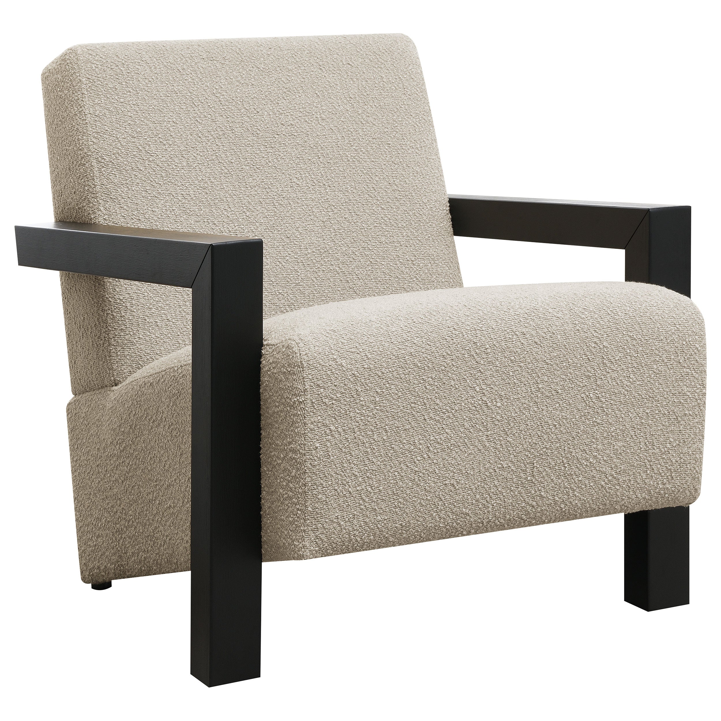 Dar Furniture - Coaster - Fitzroy Boucle Upholstered Accent Arm Chair Latte - 903095