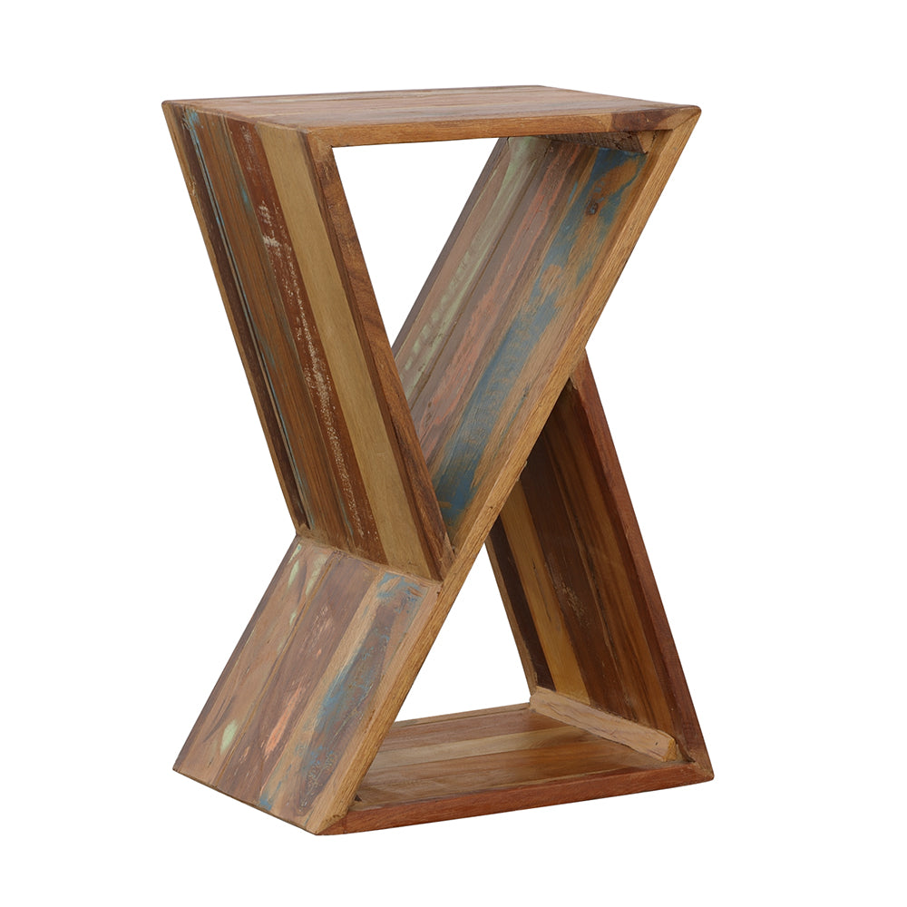 Dar Furniture - Coaster - Lily Solid Reclaimed Wood Accent Side Table Natural - 910180