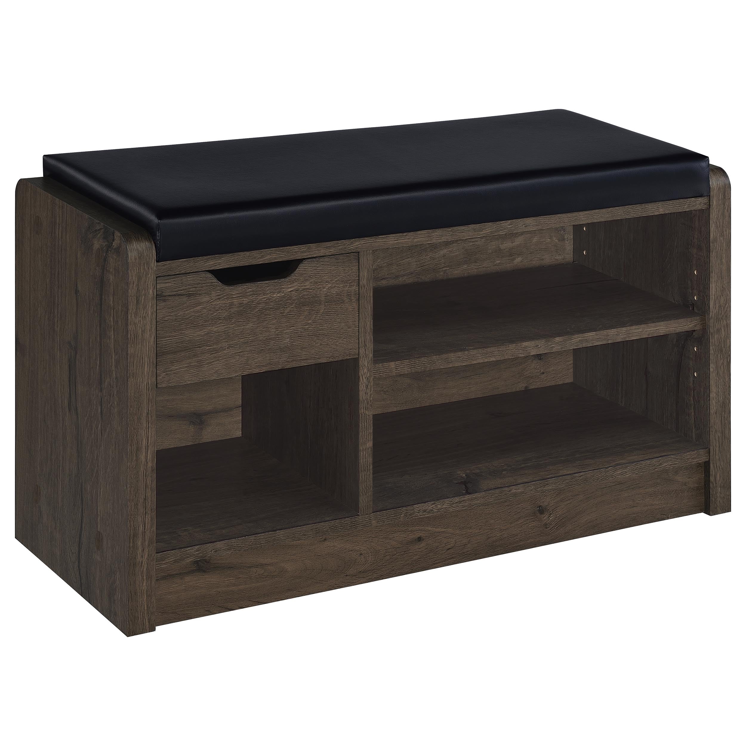 Dar Furniture - Coaster - Arrington Storage Bench Smoked Oak - 910321