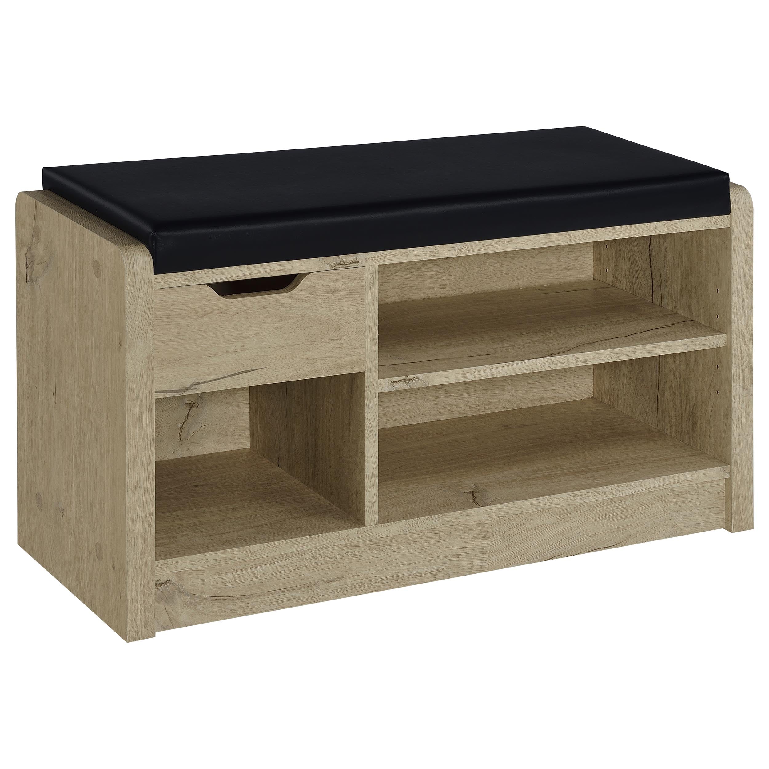 Dar Furniture - Coaster - Arrington Storage Bench White Oak - 910322