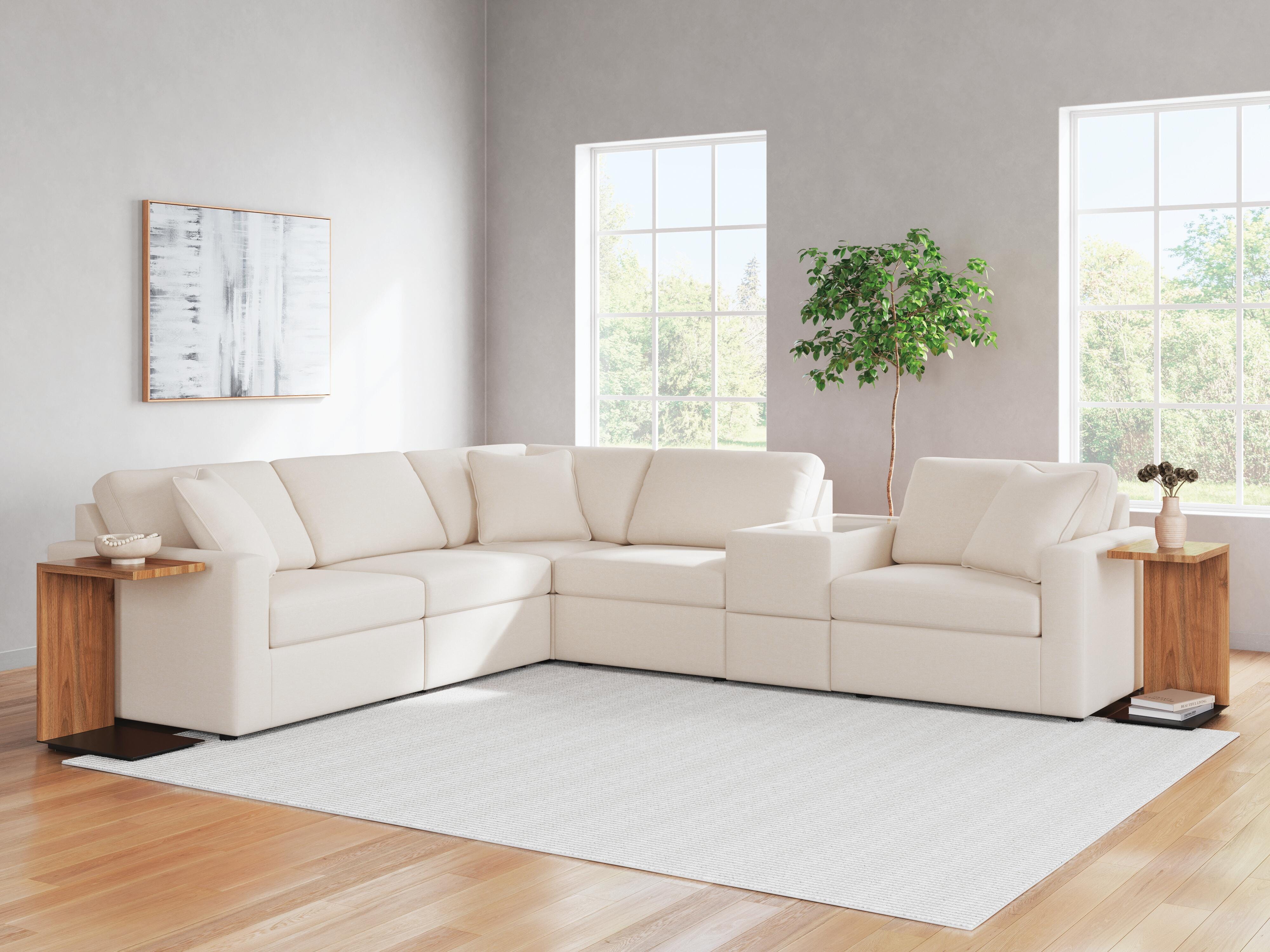 Dar Furniture - Ashley Furniture - Modmax 6-Piece Sectional - 6-Piece Sectional / Spice - 92102U24