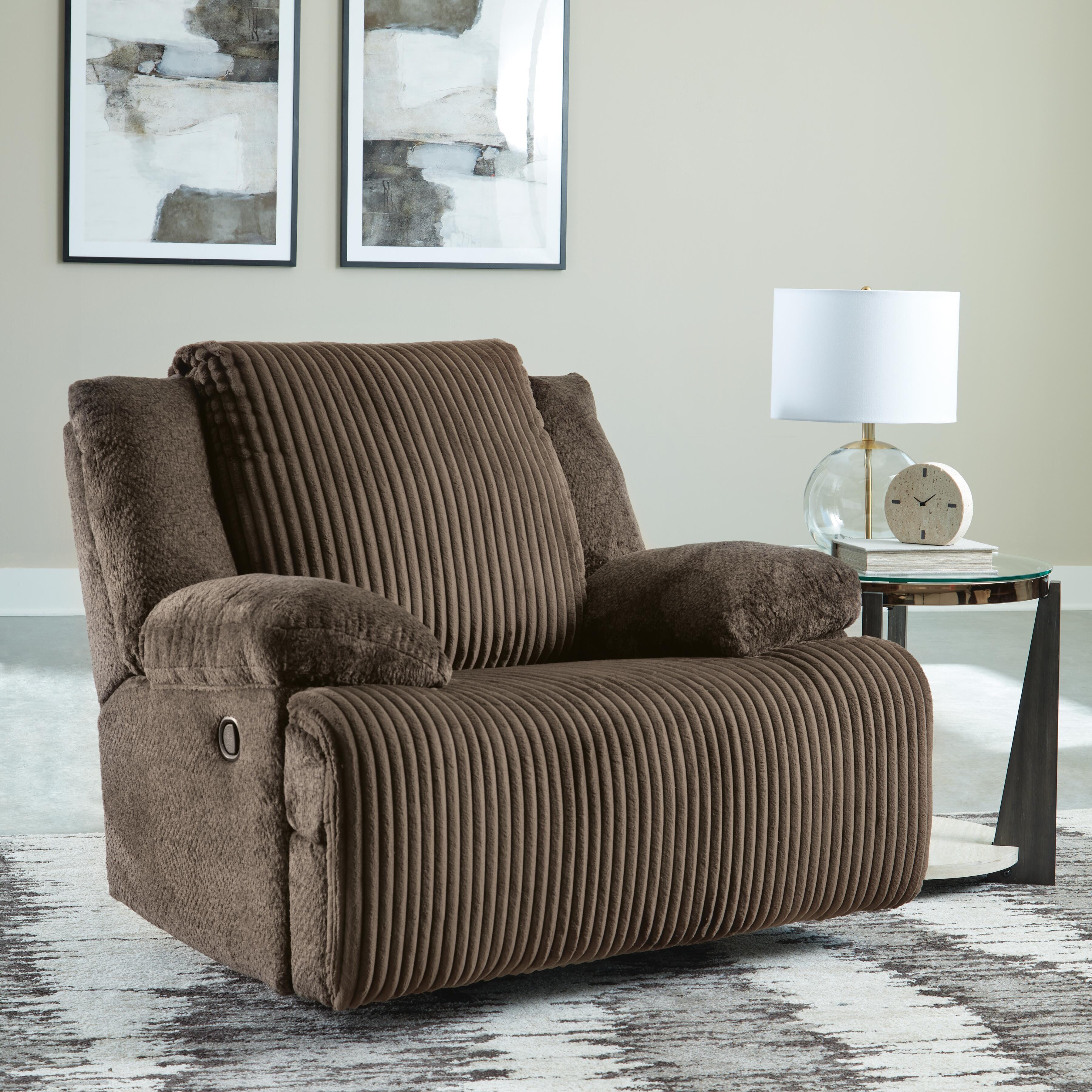 Dar Furniture - Ashley Furniture - Top Tier Recliner - Rocker Recliner / Chocolate - 9270525