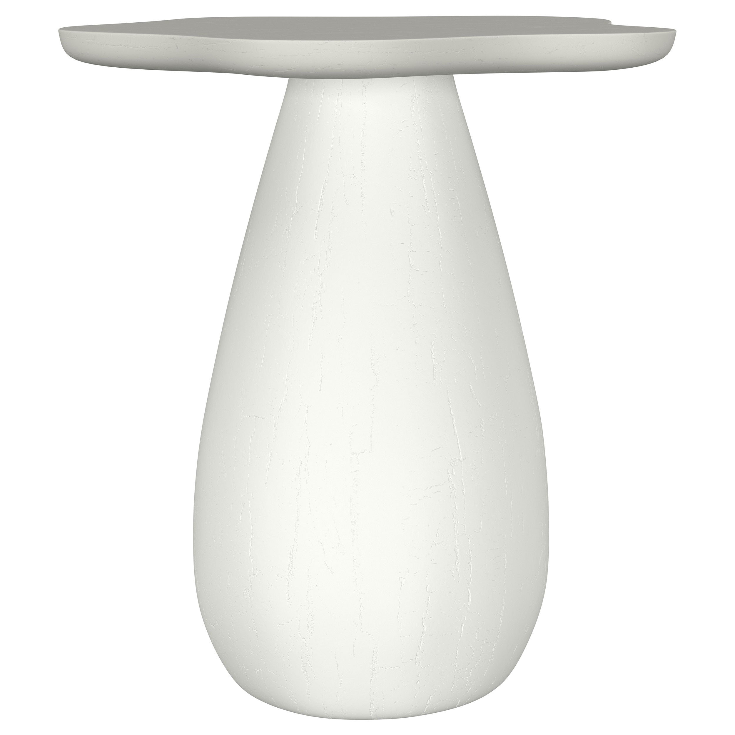 Dar Furniture - Coaster - Perth 20-inch Side Table with Cloud-Shaped Top Off White - 930616
