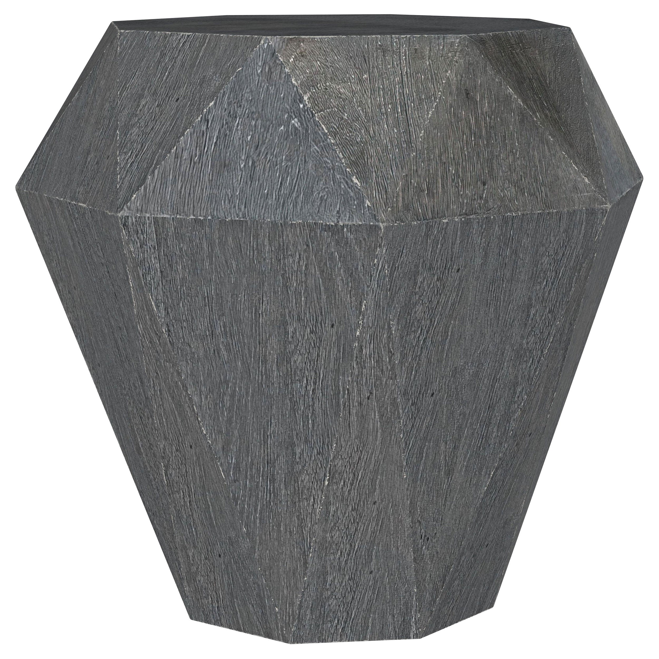 Dar Furniture - Coaster - Jacinto Octagonal Solid Mango Wood Side Table Grey - 931159
