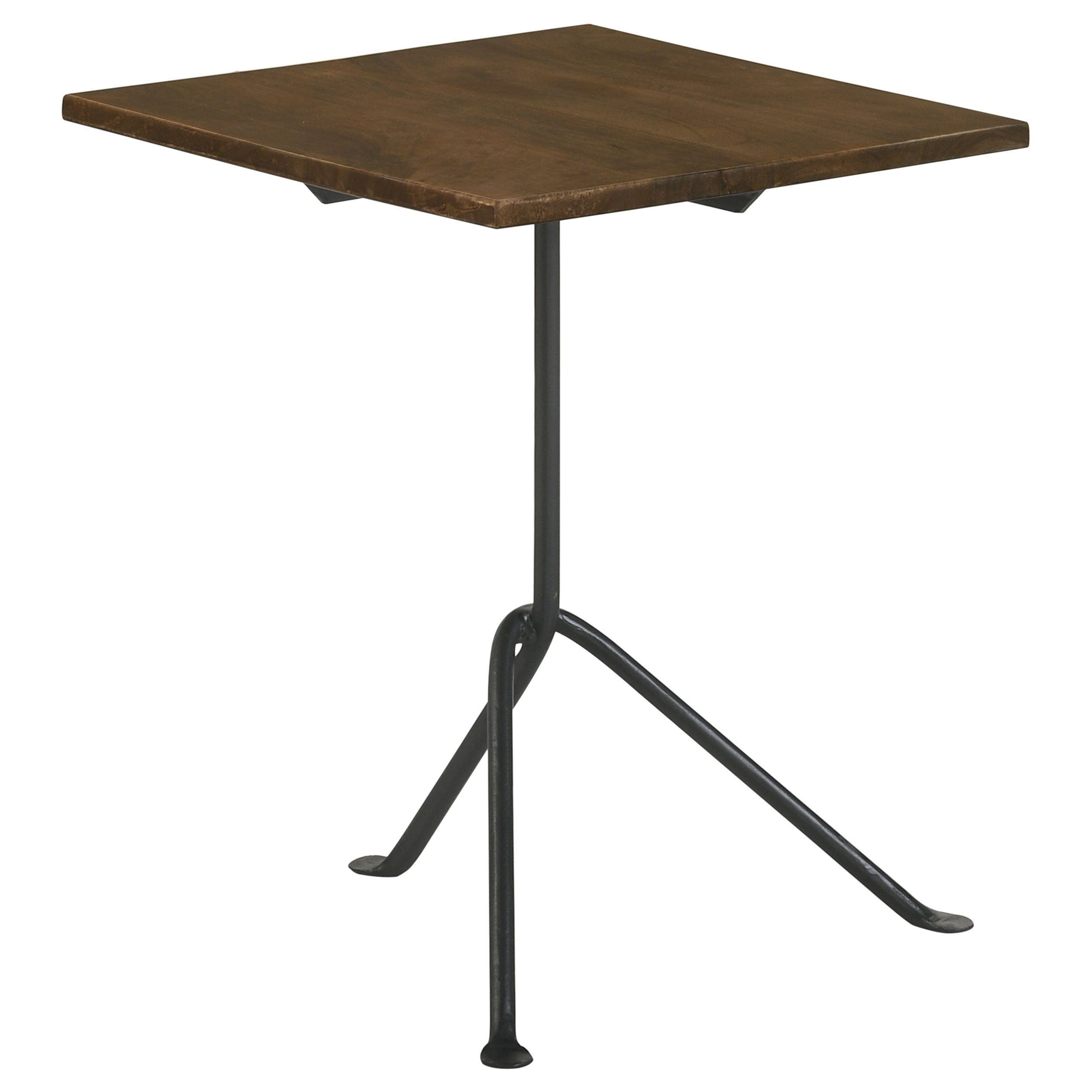 Dar Furniture - Coaster - Heitor Square Wood Top Accent Side Table Dark Brown - 931206