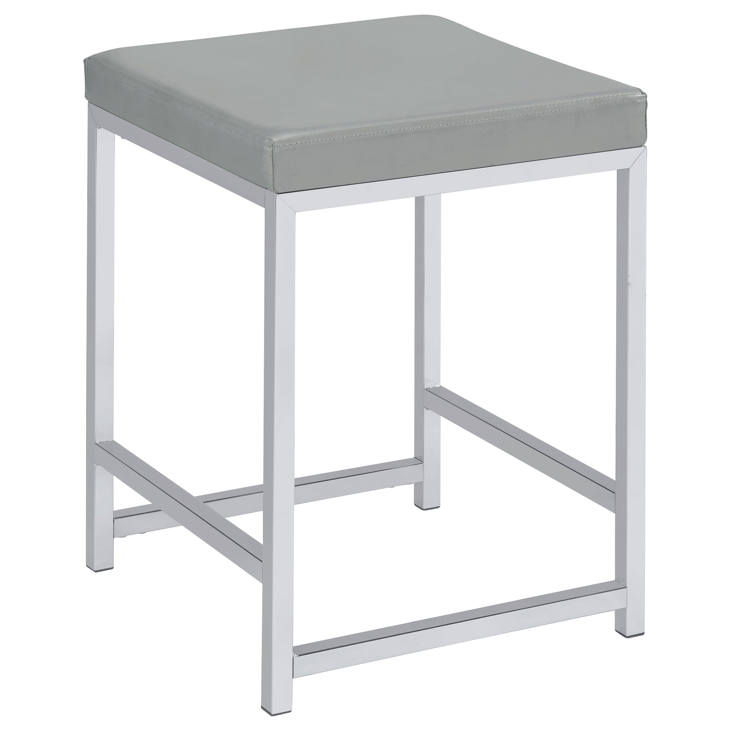 Dar Furniture - Coaster - Umbridge Upholstered Square Padded Cushion Vanity Stool - 935933