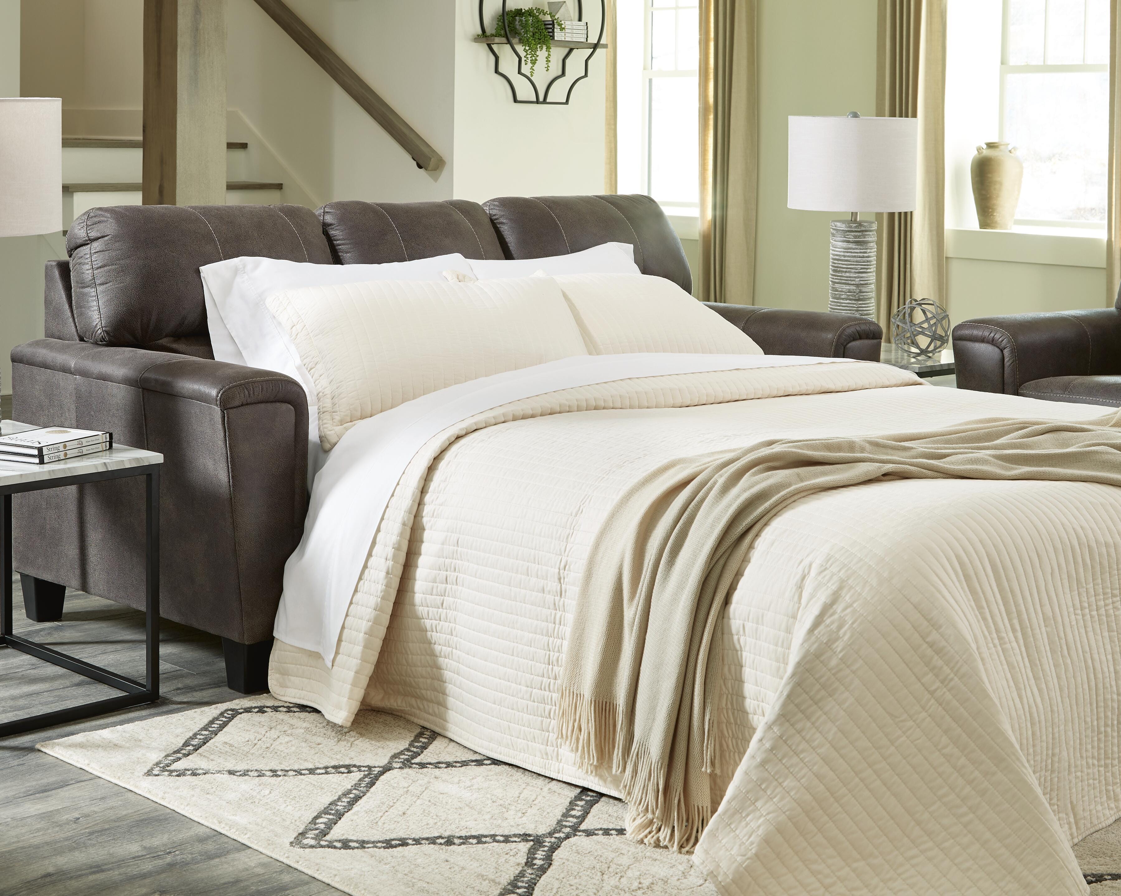 Dar Furniture - Ashley Furniture - Navi Queen Sofa Sleeper - Queen Sofa Sleeper / Smoke - 9400239