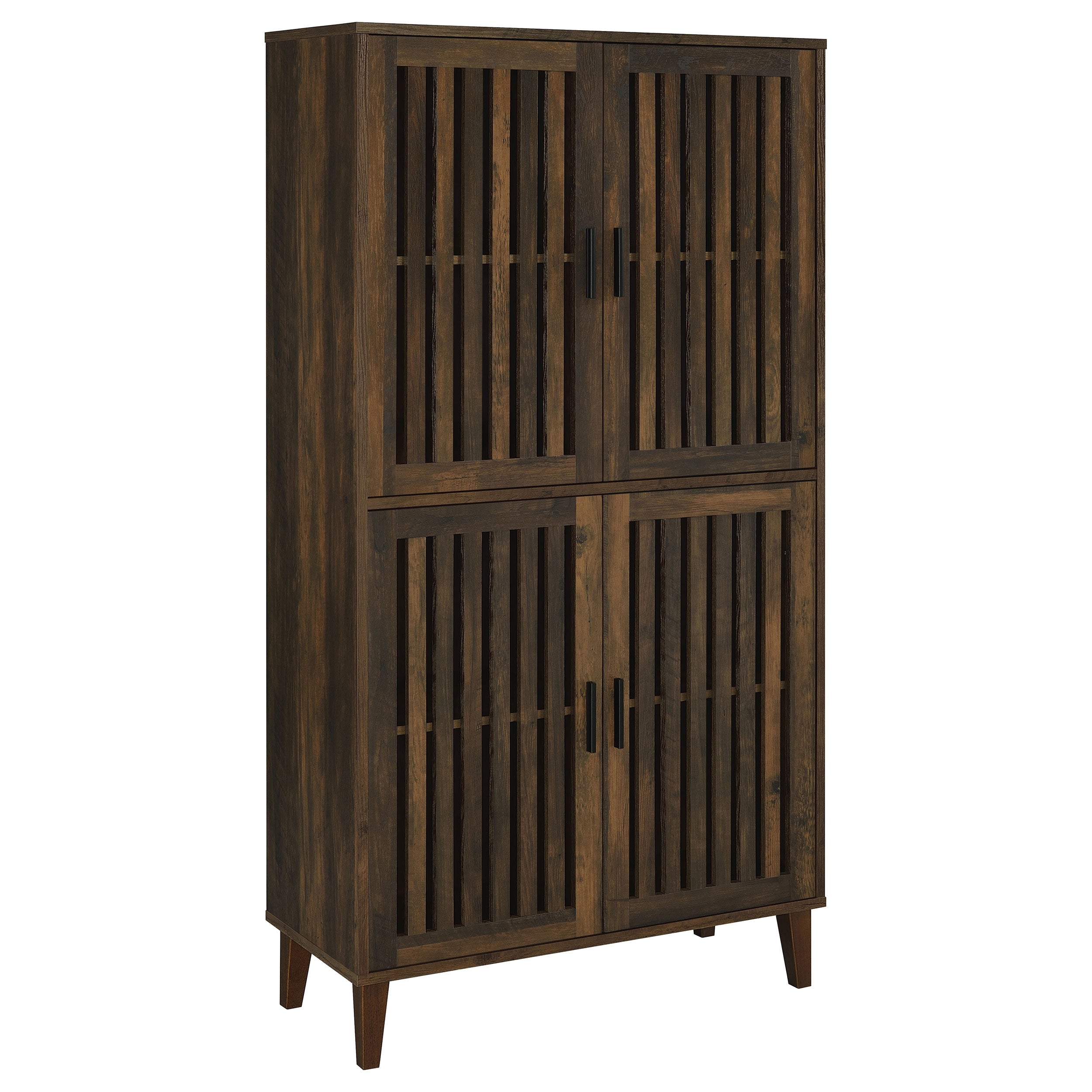 Dar Furniture - Coaster - Elouise 4-door Engineered Wood Tall Accent Cabinet Dark Pine - 950335