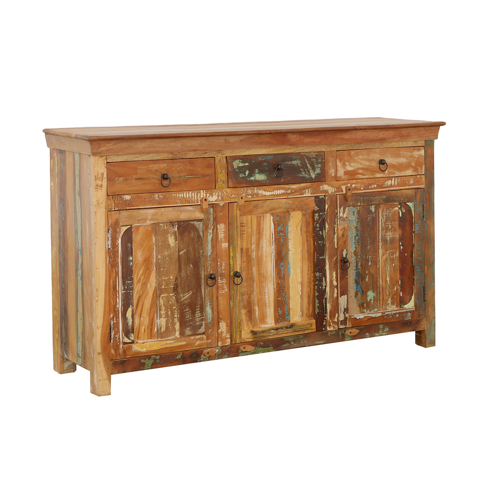 Dar Furniture - Coaster - Harper 3-door Solid Reclaimed Wood Accent Cabinet Brown - 950367