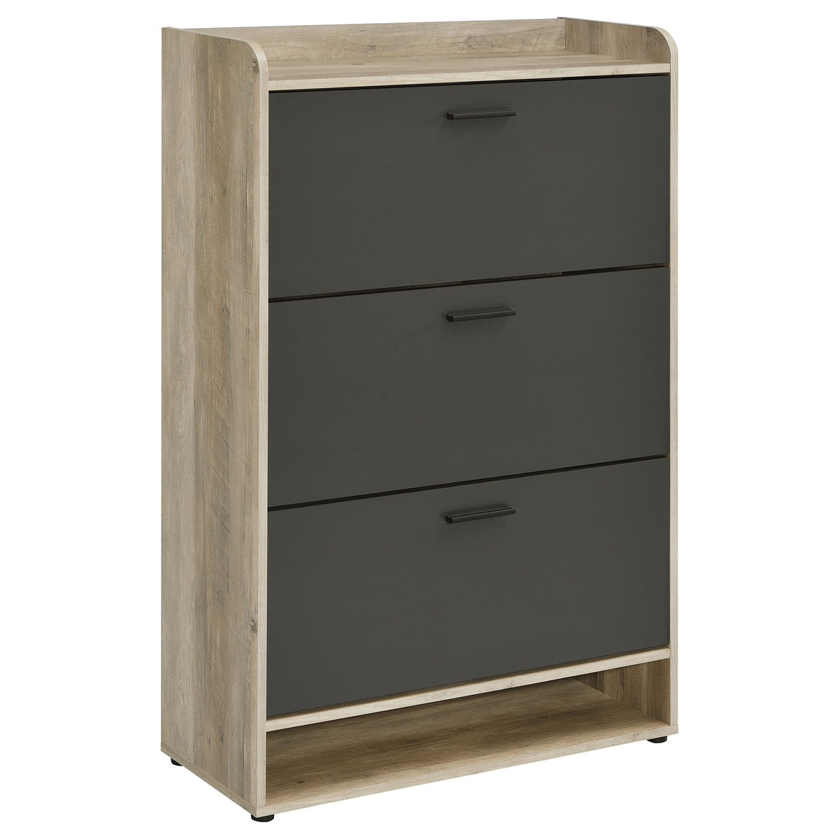Dar Furniture - Coaster - Denia 3-tier Engineered Wood Shoe Cabinet Grey - 950404