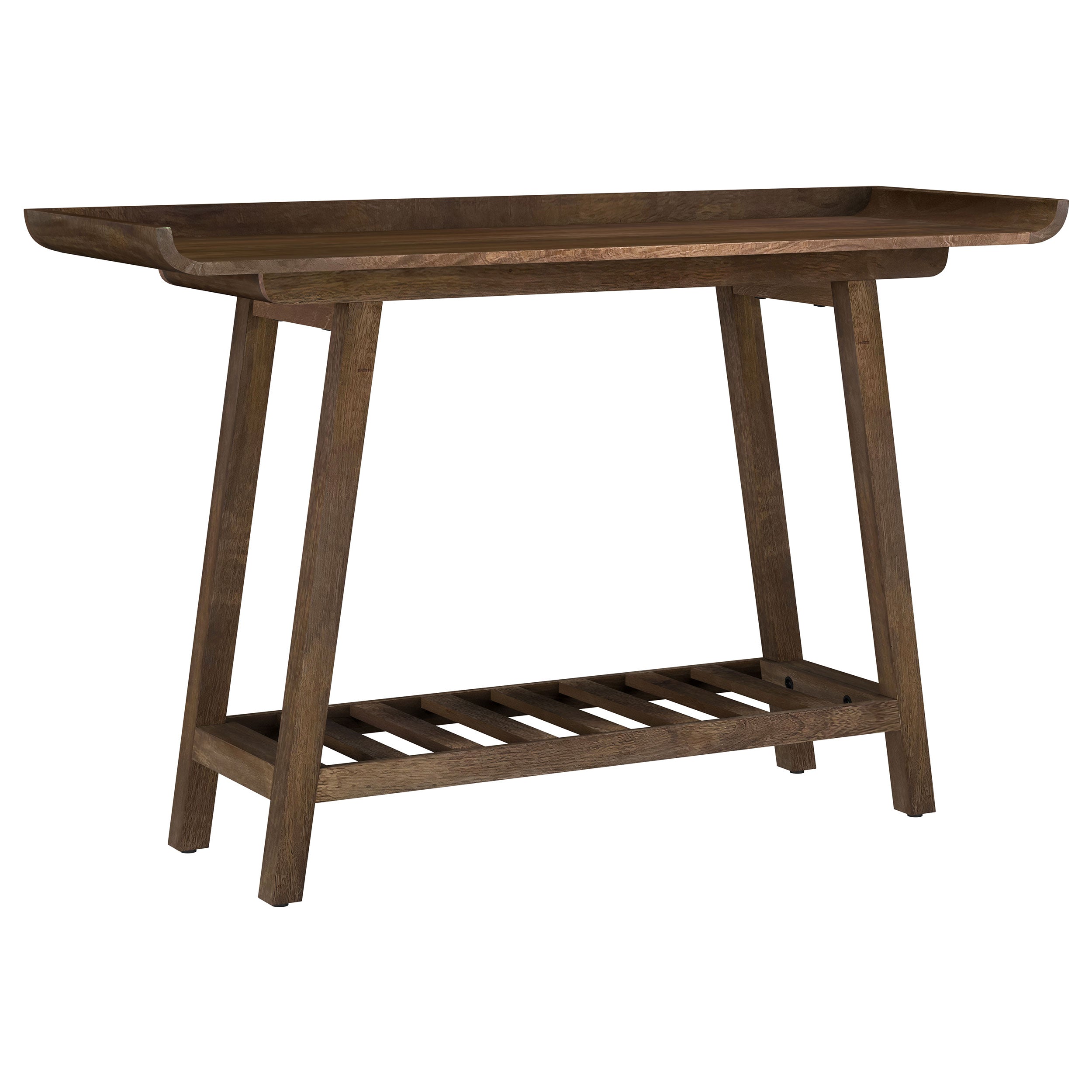 Dar Furniture - Coaster - Ornelas 46-inch Console Table with Slatted Shelf Mango Brown - 950415