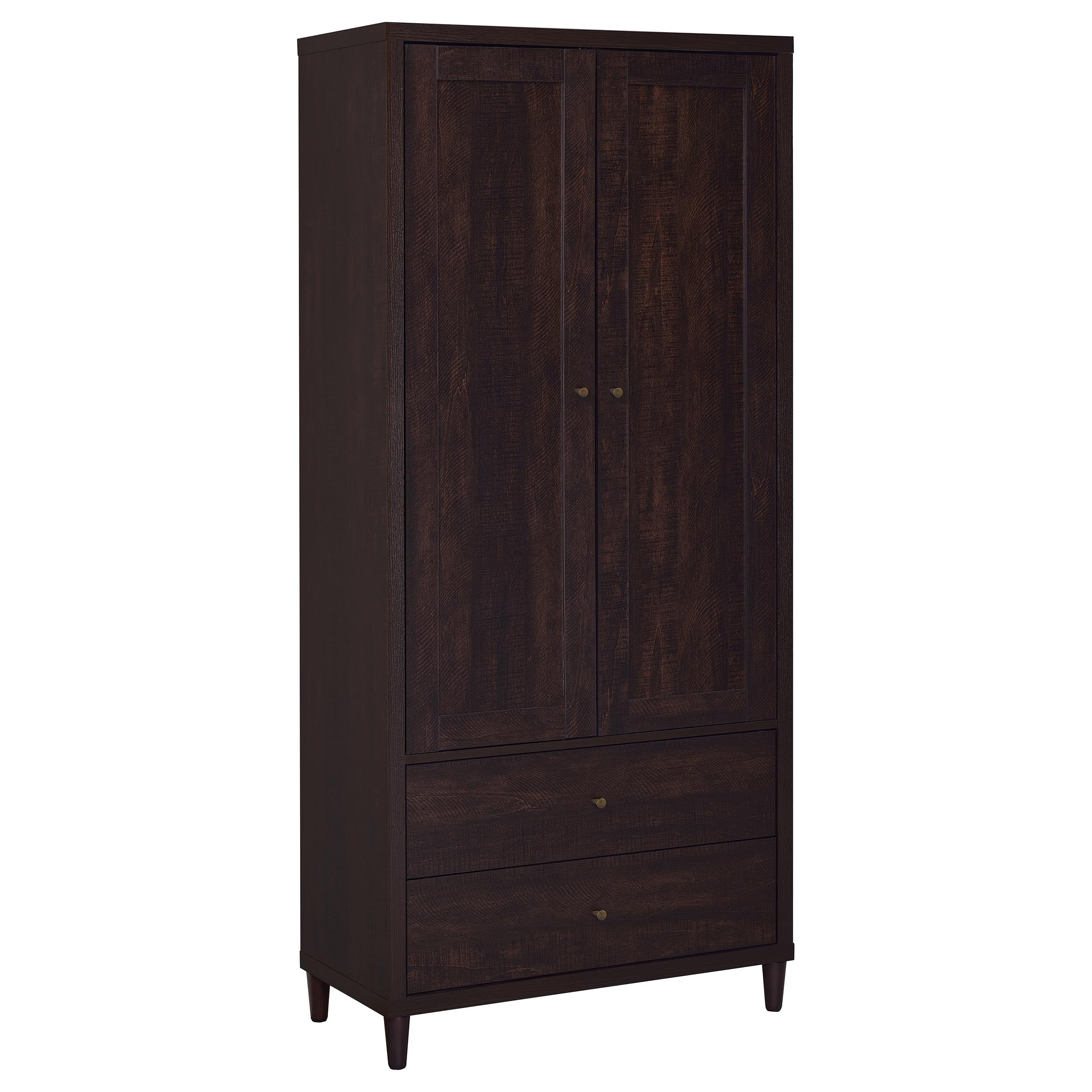 Dar Furniture - Coaster - Wadeline 2-door Tall Accent Storage Cabinet Rustic Tobacco - 950724