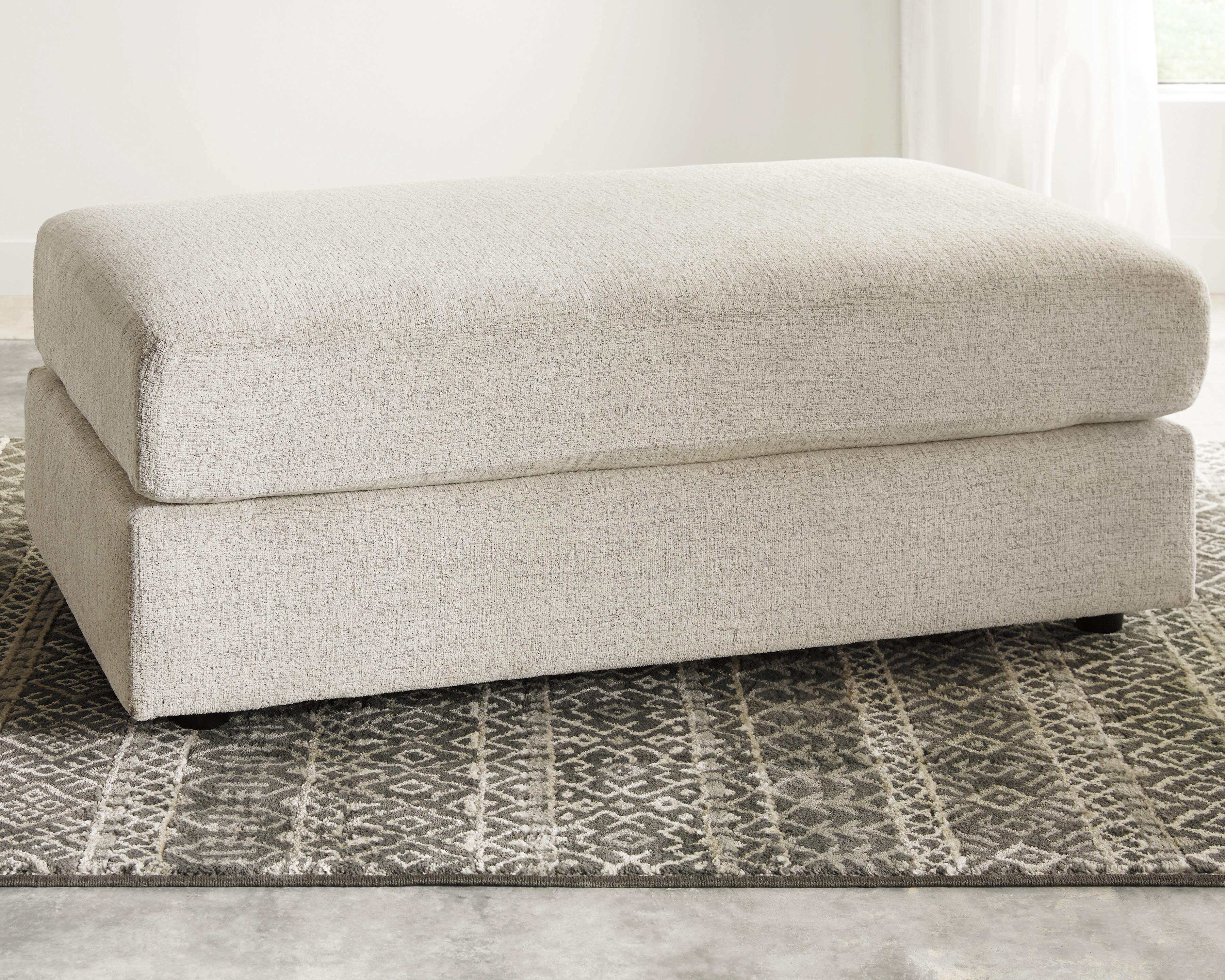 Dar Furniture - Ashley Furniture - Soletren Oversized Ottoman - Oversized Accent Ottoman / Stone - 9510408