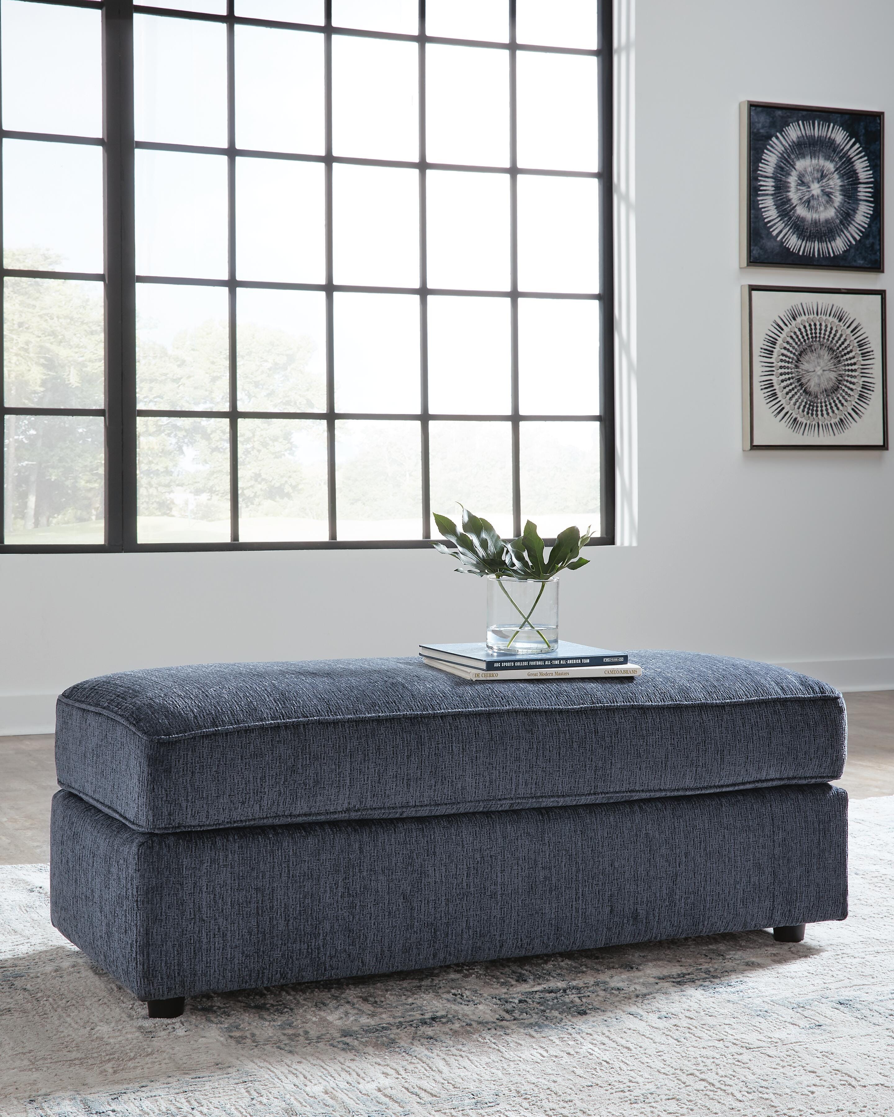 Dar Furniture - Ashley Furniture - Albar Place Oversized Accent Ottoman - Oversized Accent Ottoman / Cobalt - 9530208