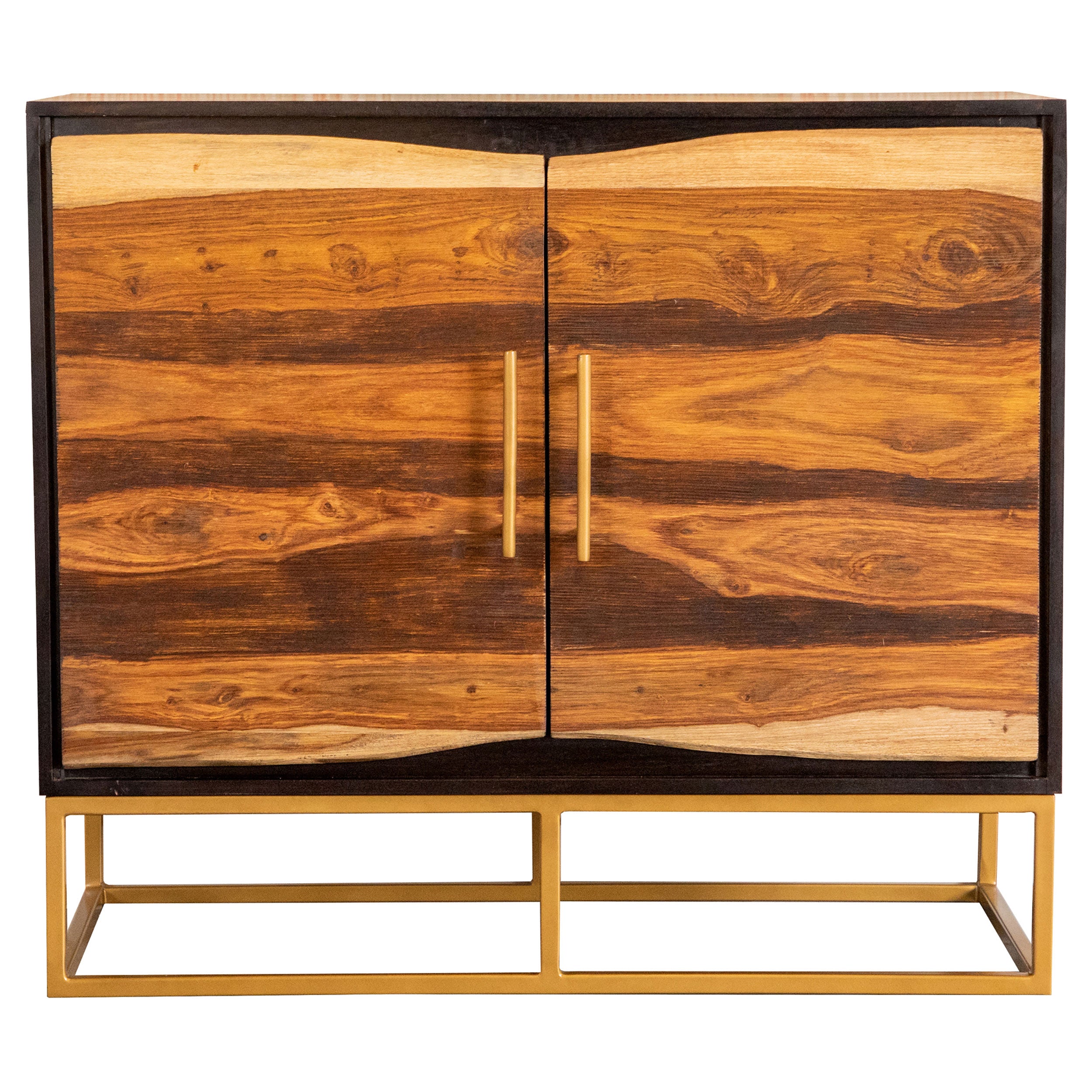 Dar Furniture - Coaster - Zara 2-door 40-inch Wood Accent Storage Cabinet Black Walnut - 953447