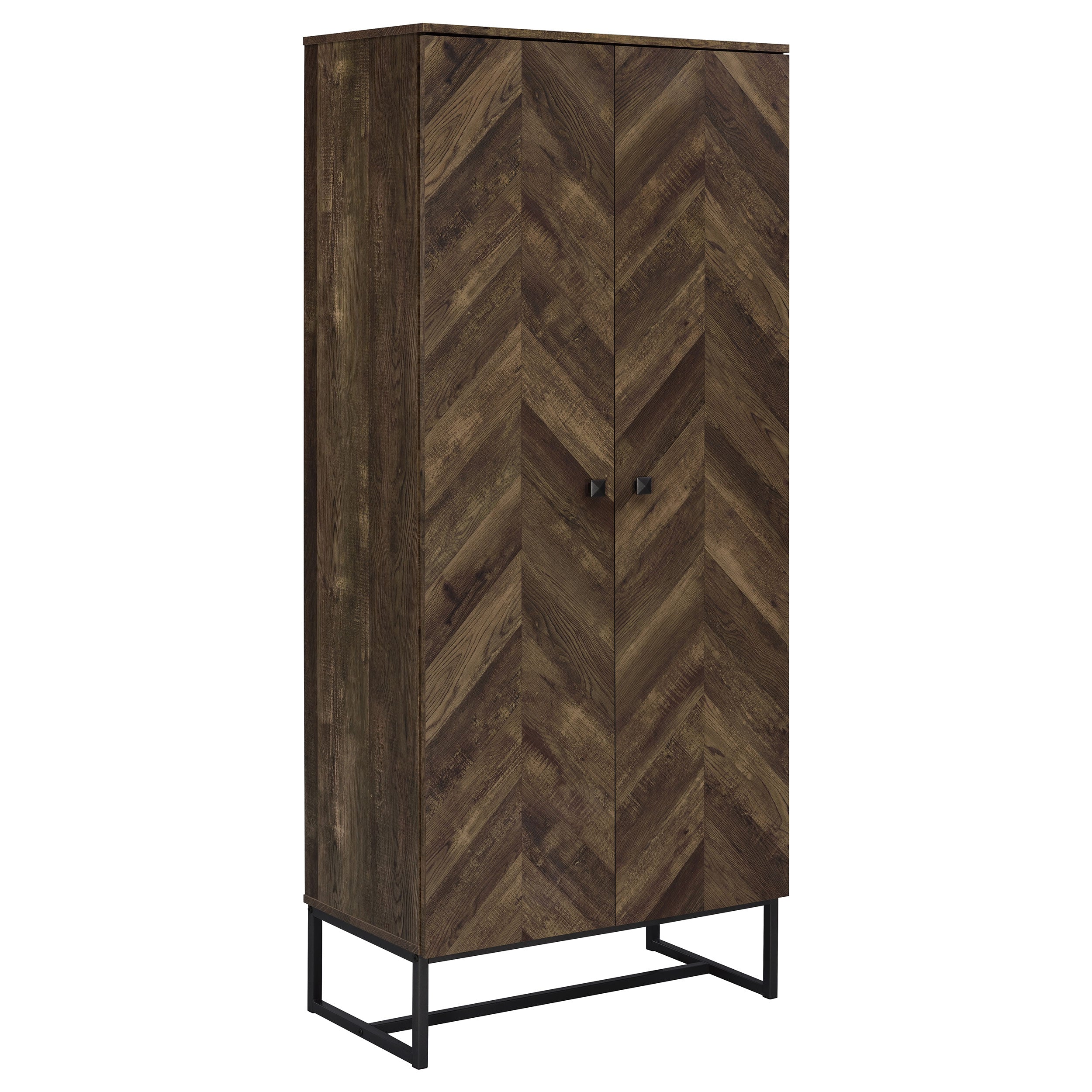 Dar Furniture - Coaster - Carolyn 2-door Engineered Wood Accent Cabinet Rustic Oak - 959640