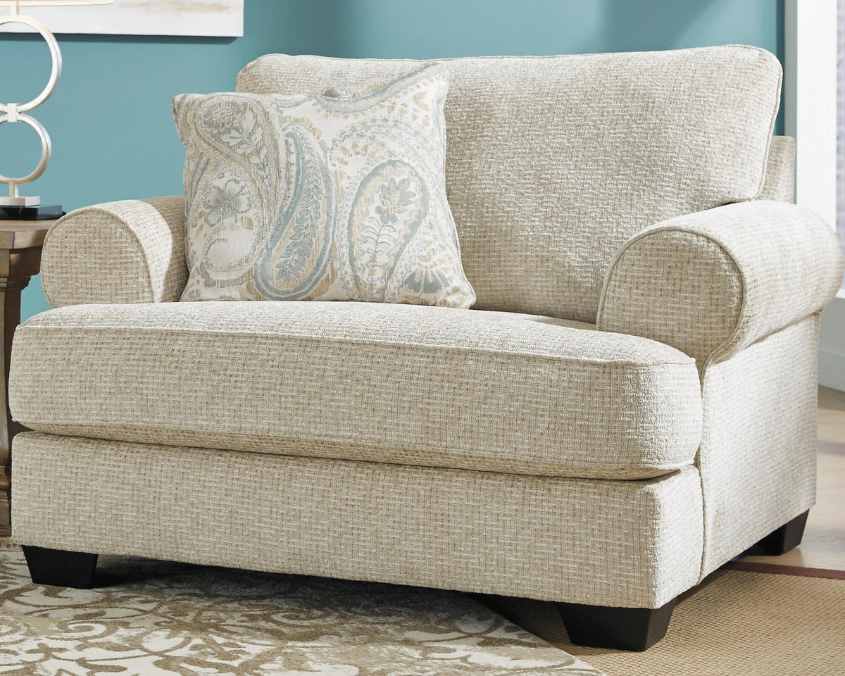 Dar Furniture - Ashley Furniture - Monaghan Oversized Chair - Chair and a Half / Sandstone - 9620523