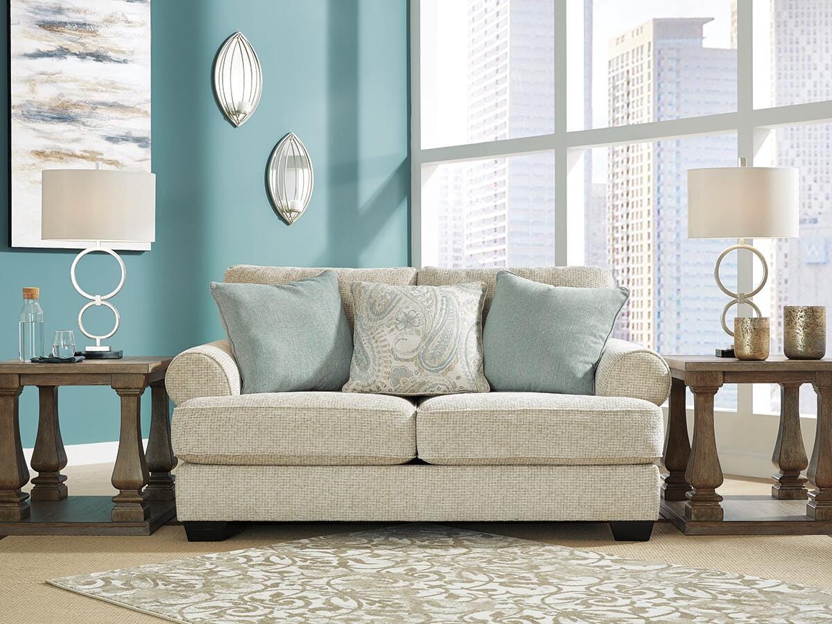 Dar Furniture - Ashley Furniture - Monaghan Loveseat - Loveseat / Sandstone - 9620535