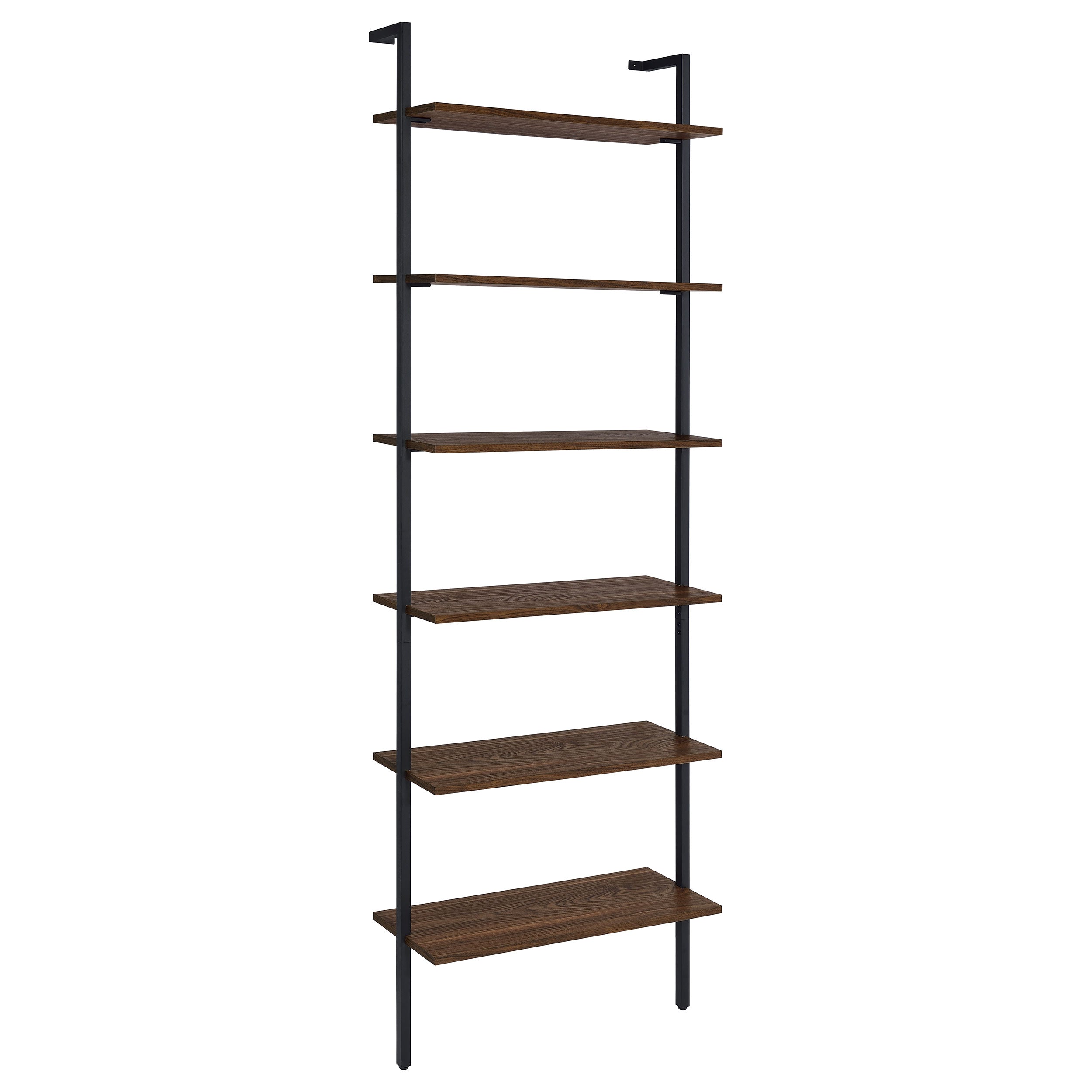 Dar Furniture - Coaster - Owens 96-inch 6-shelf Wall Bookshelf Walnut - 980072