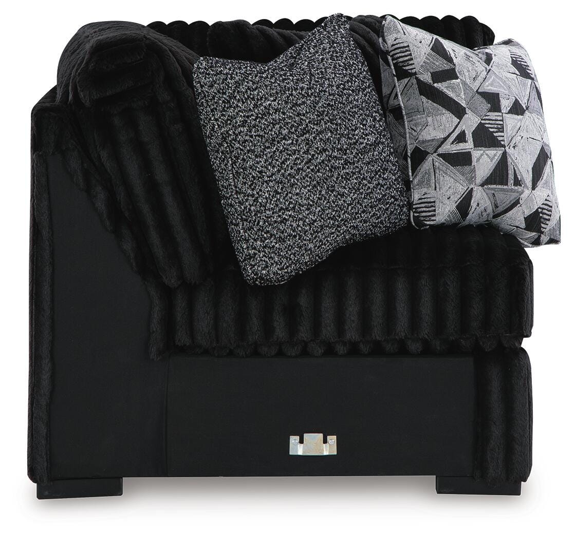 Midnight-Madness 4-Piece Sectional